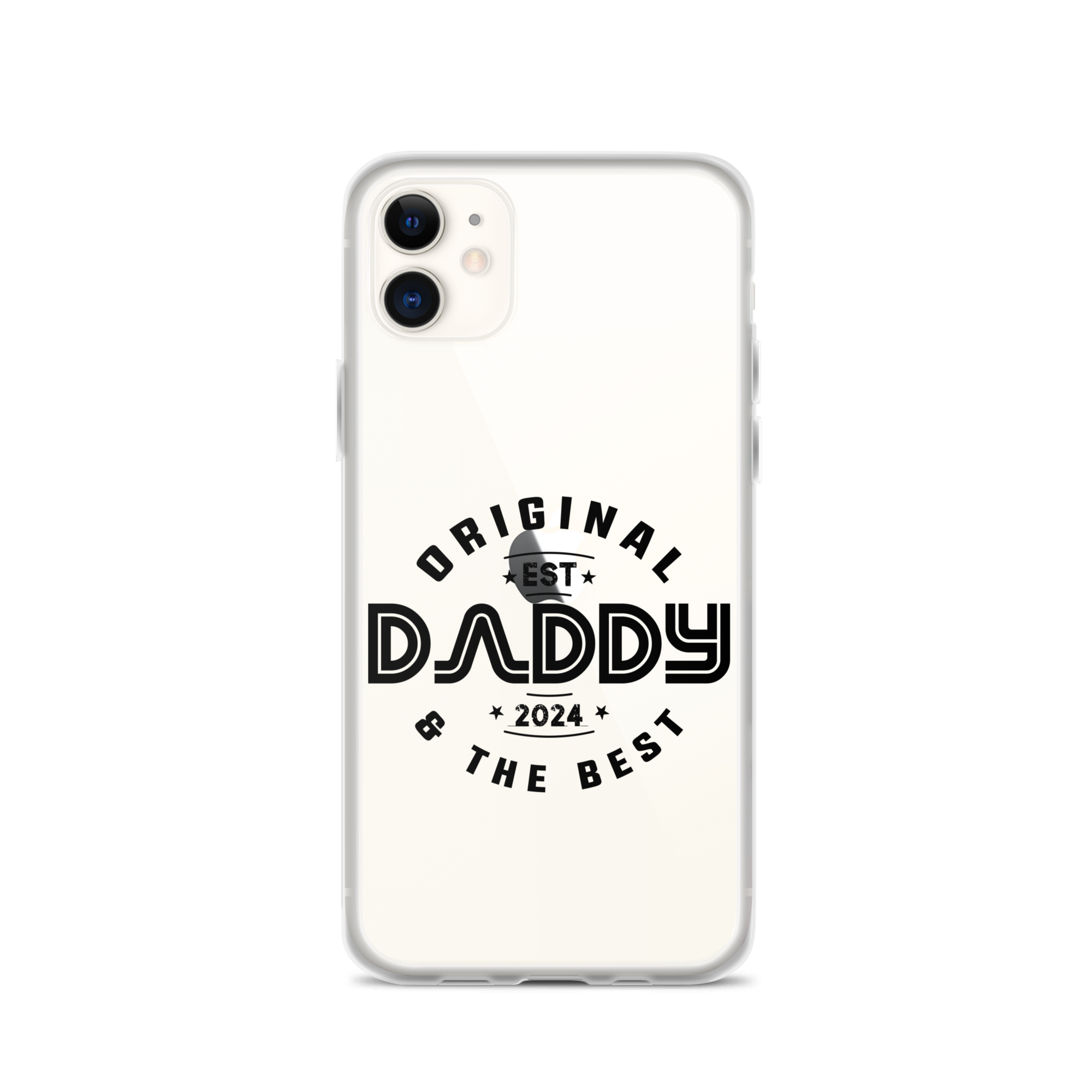 Original And The Best Daddy Establish 2024 Clear Case for iPhone®