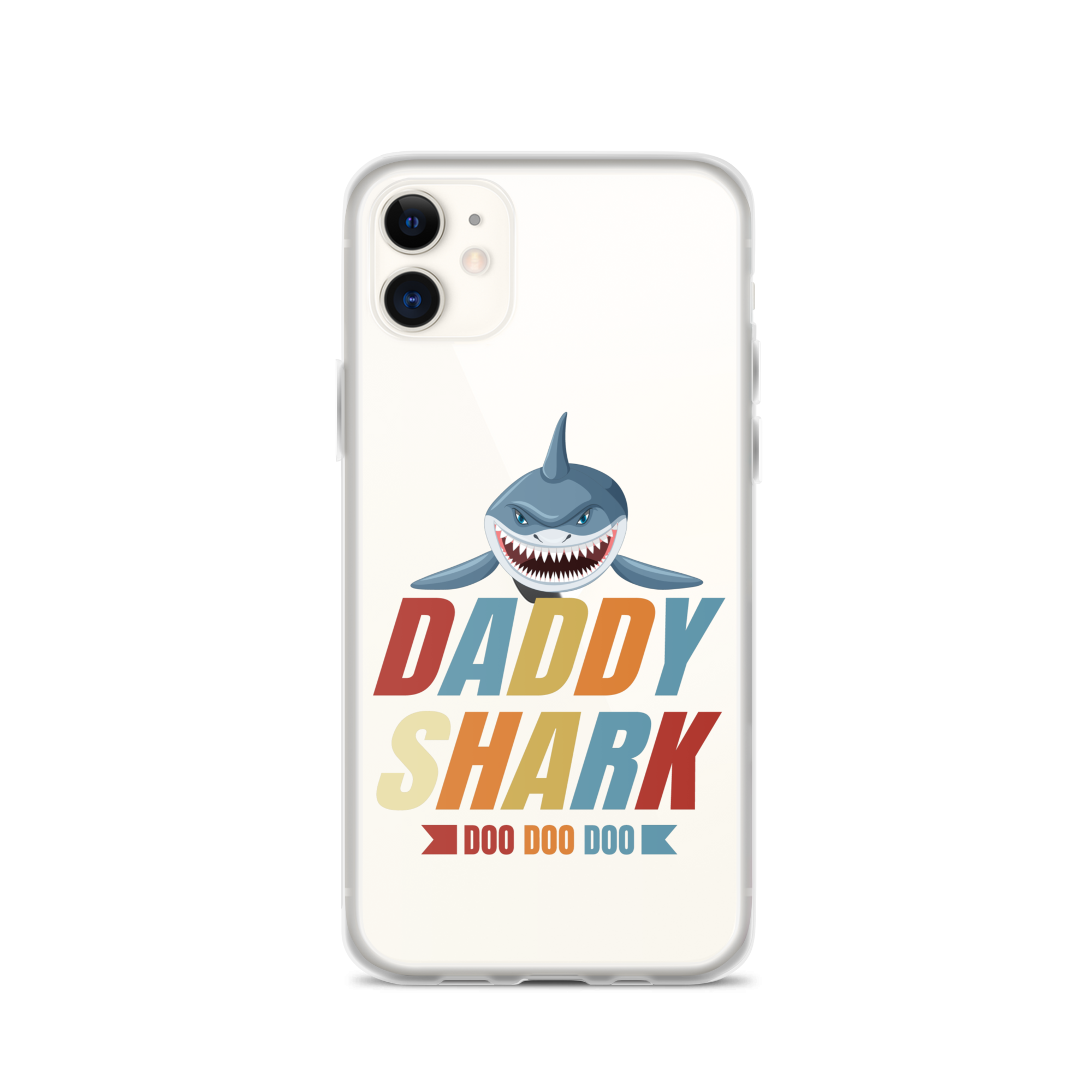 Daddy Shark Doo Doo Doo Clear Case for iPhone®