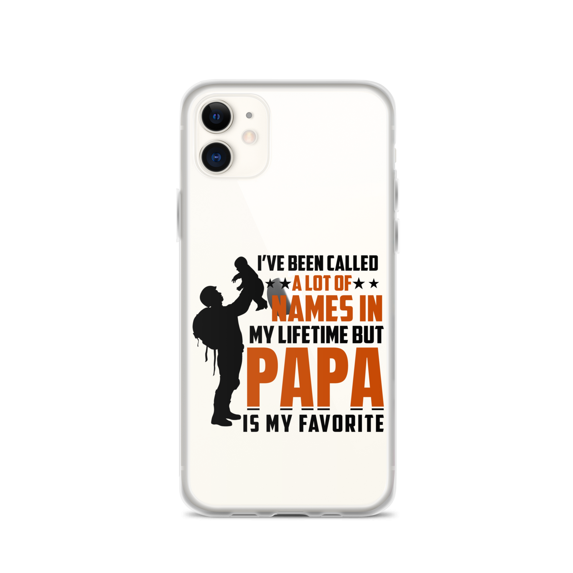 I've Been Called A Lot Of Names In My Lifetime But Papa Is My Favorite Clear Case for iPhone®