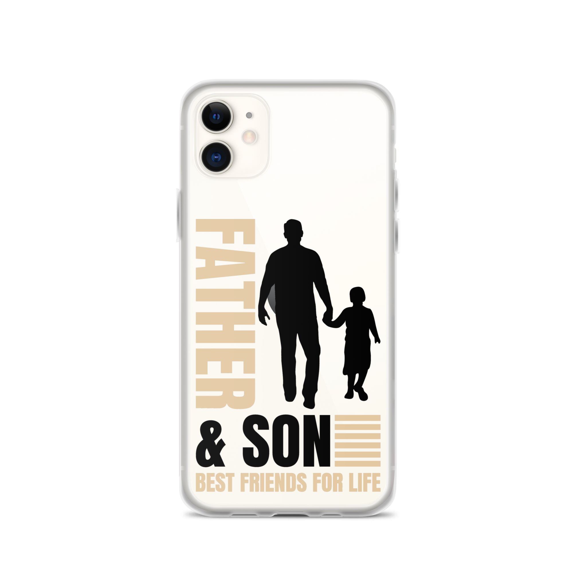 Father & Son Best Friends For Life Clear Case for iPhone®