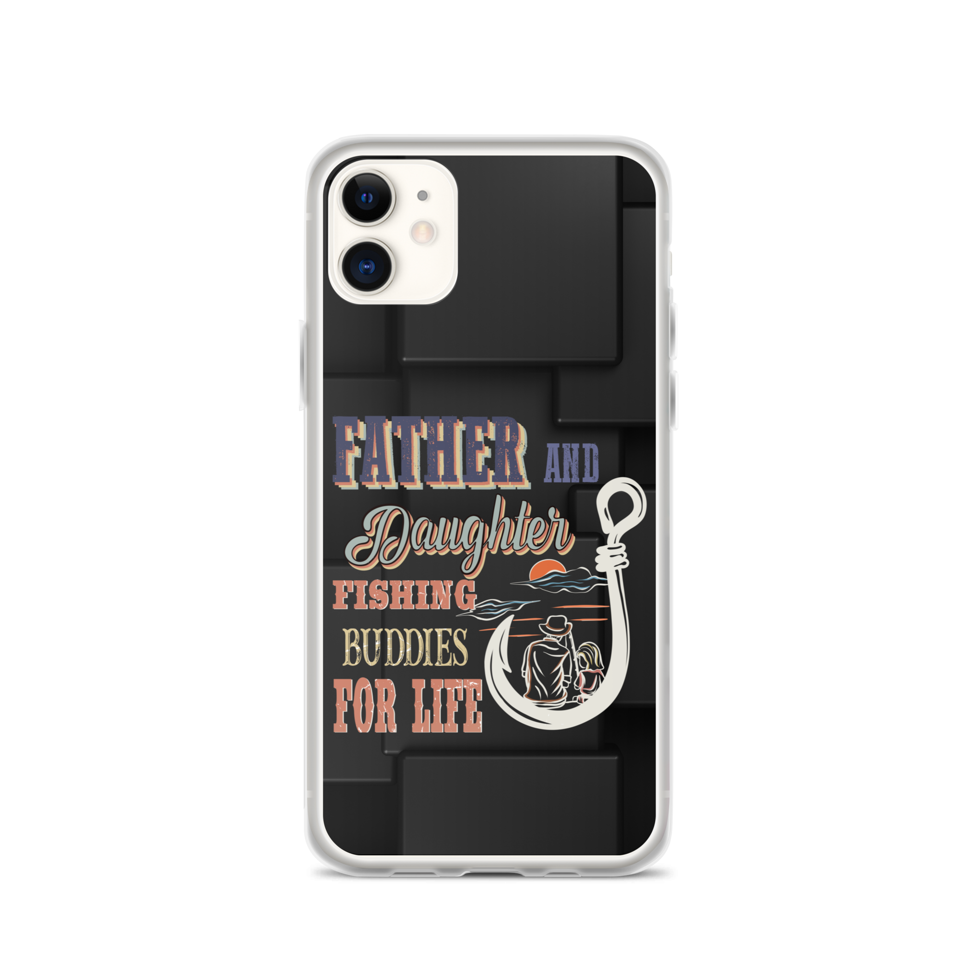 Father And Daughter Fishing Buddies For Life Clear Case for iPhone®