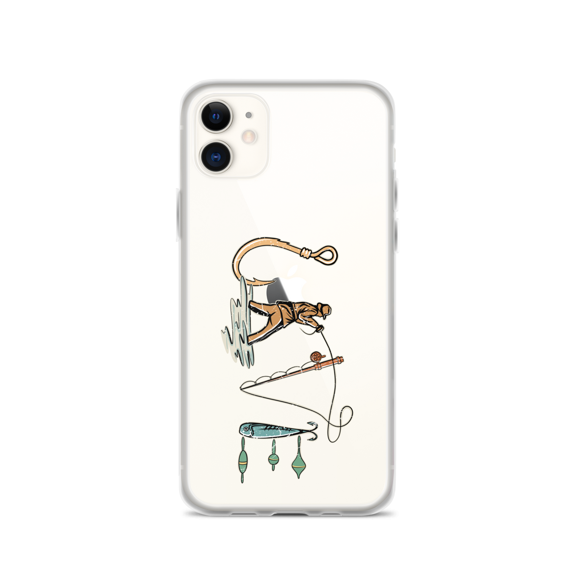 I Love Fishing Clear Case for iPhone®