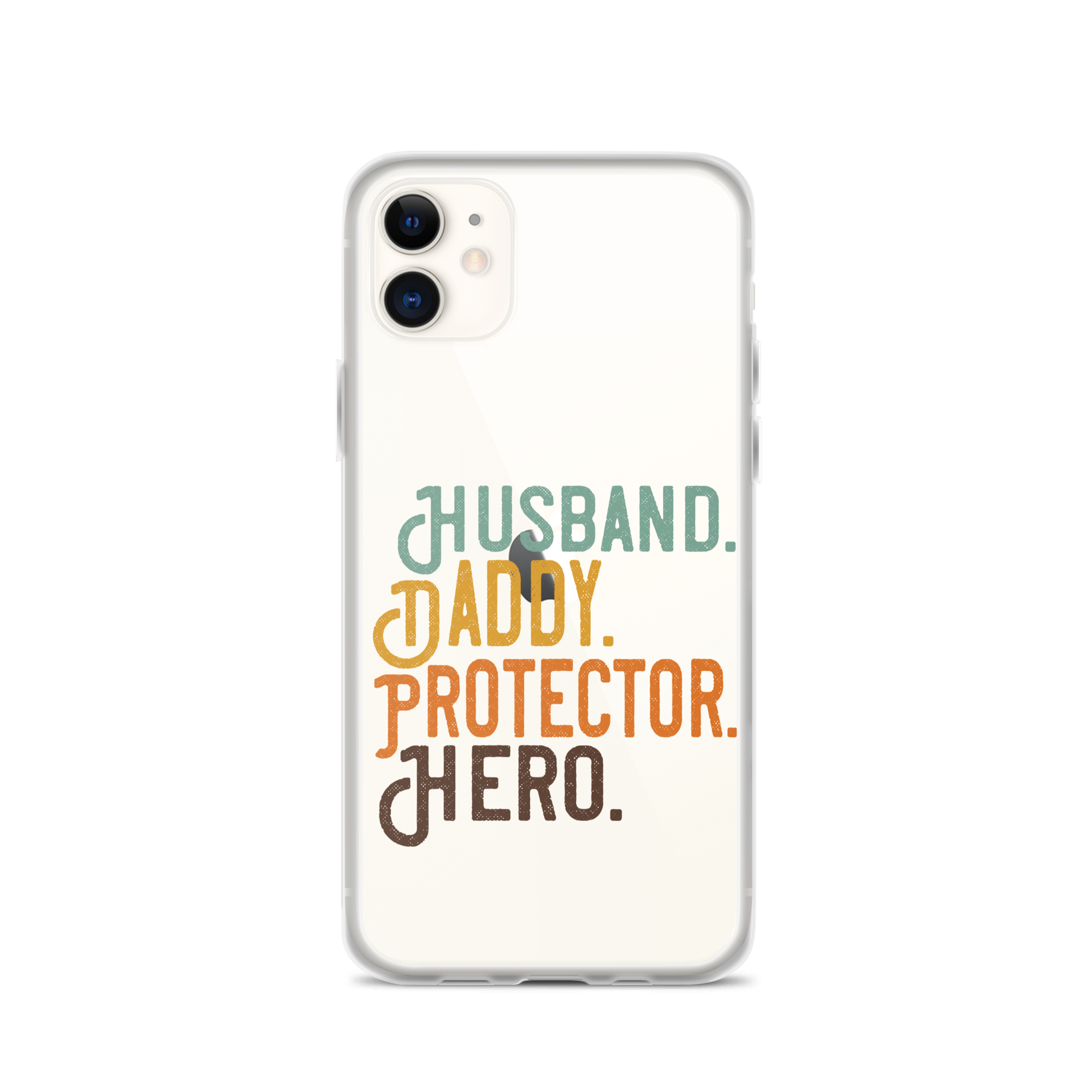 Husband. Daddy. Protector. Hero Clear Case for iPhone®