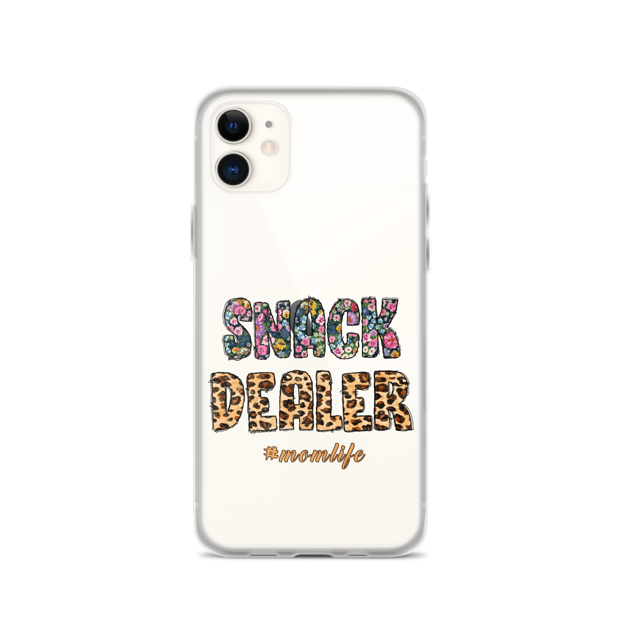 Snack Dealer #Momlife Clear Case for iPhone®