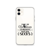 Come On Christmas Daddy Needs New Socks Clear Case for iPhone®