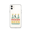 Dad Needs Beer Clear Case for iPhone®