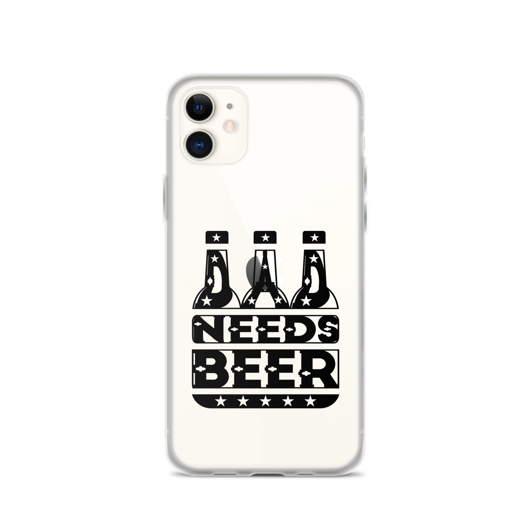 Dad Needs Beer Clear Case for iPhone®