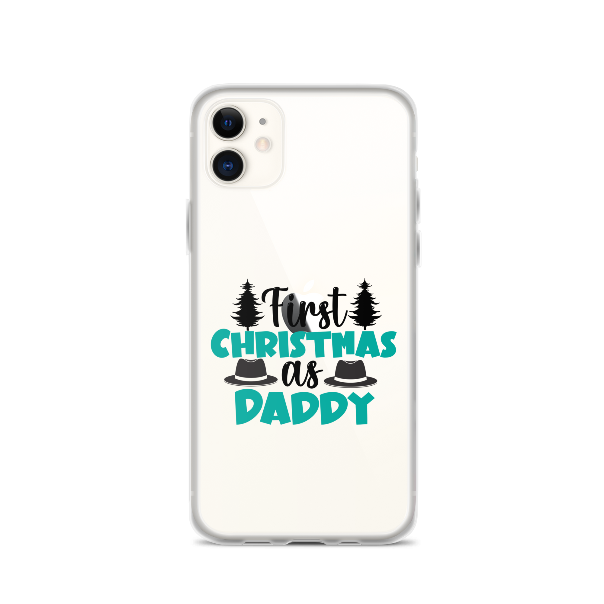 First Christmas As Daddy Clear Case for iPhone®