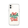 First Christmas As Dad Clear Case for iPhone®