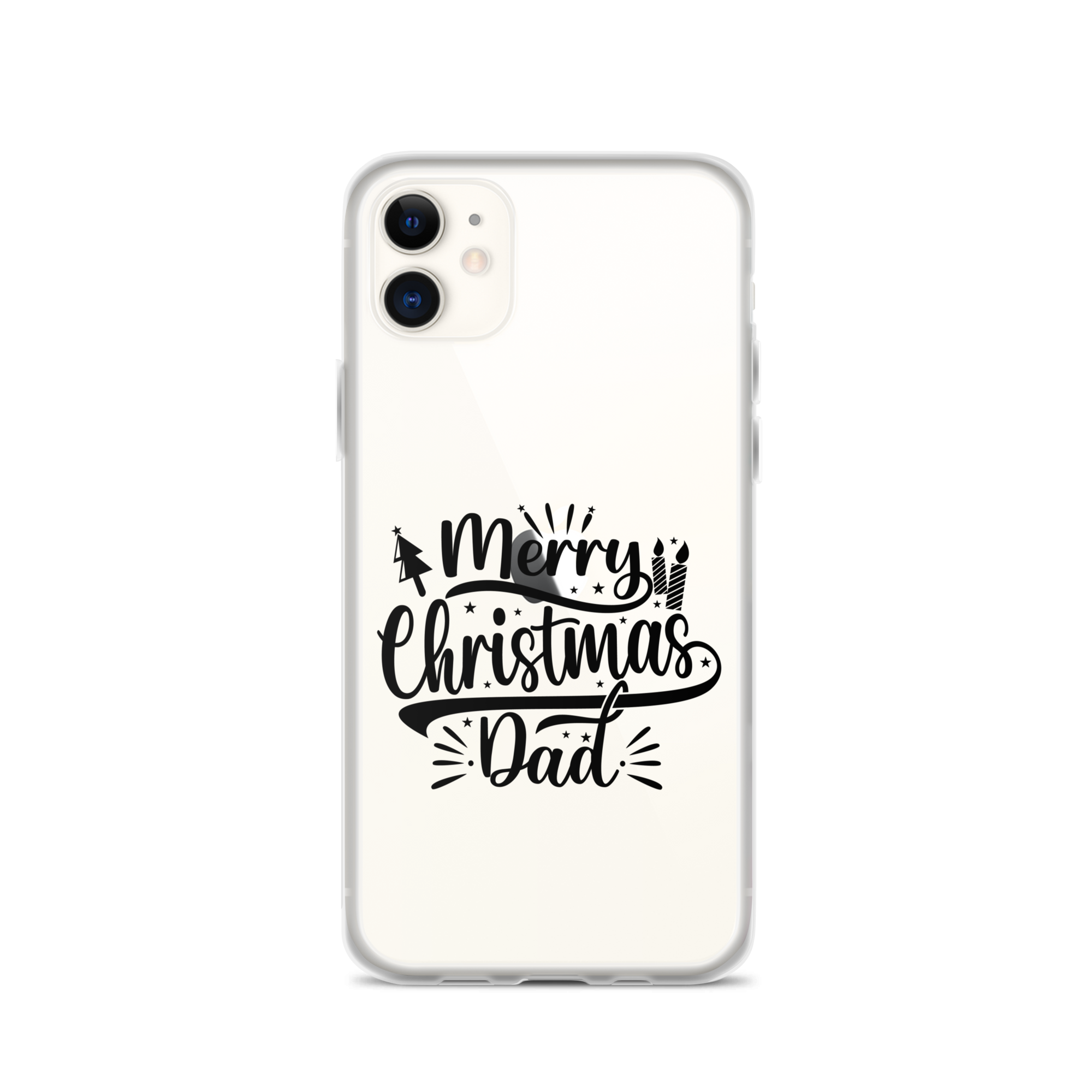 Merry Christmas Dad Clear Case for iPhone®