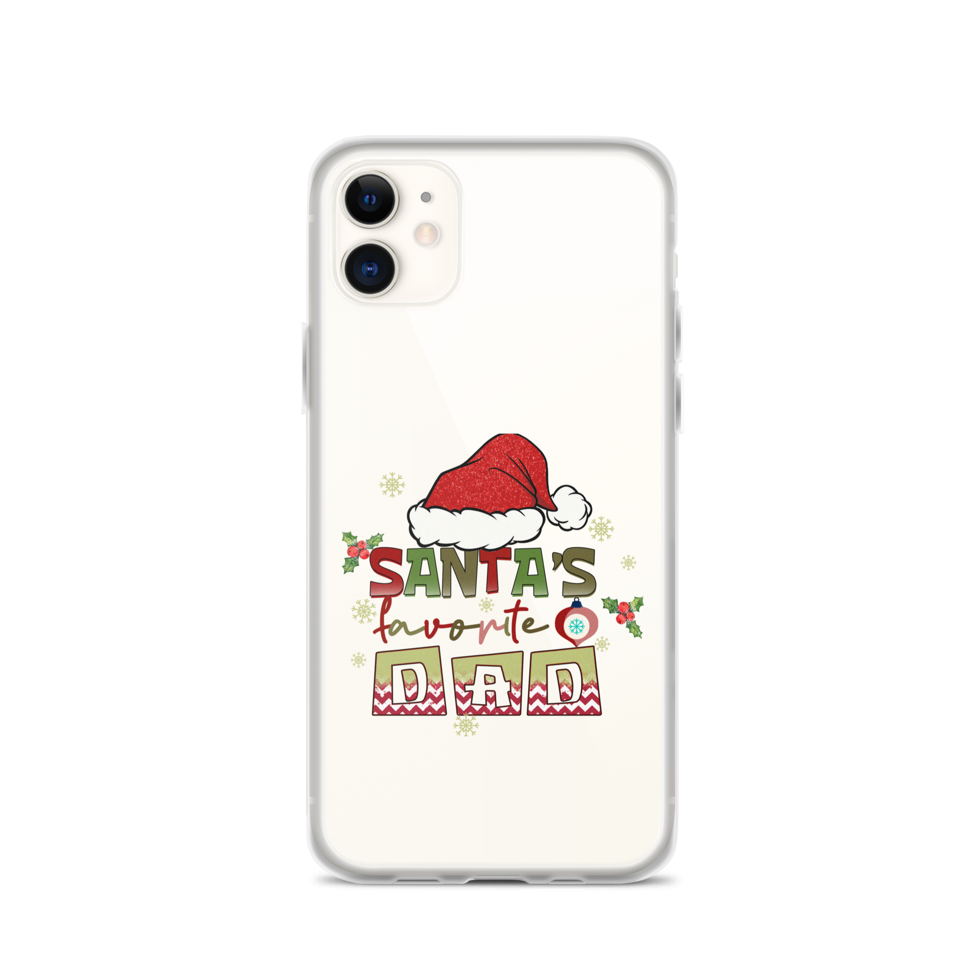 Santa's Favorite Dad Clear Case for iPhone®