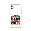 Grandpas Are Dads Without Rules Clear Case for iPhone®