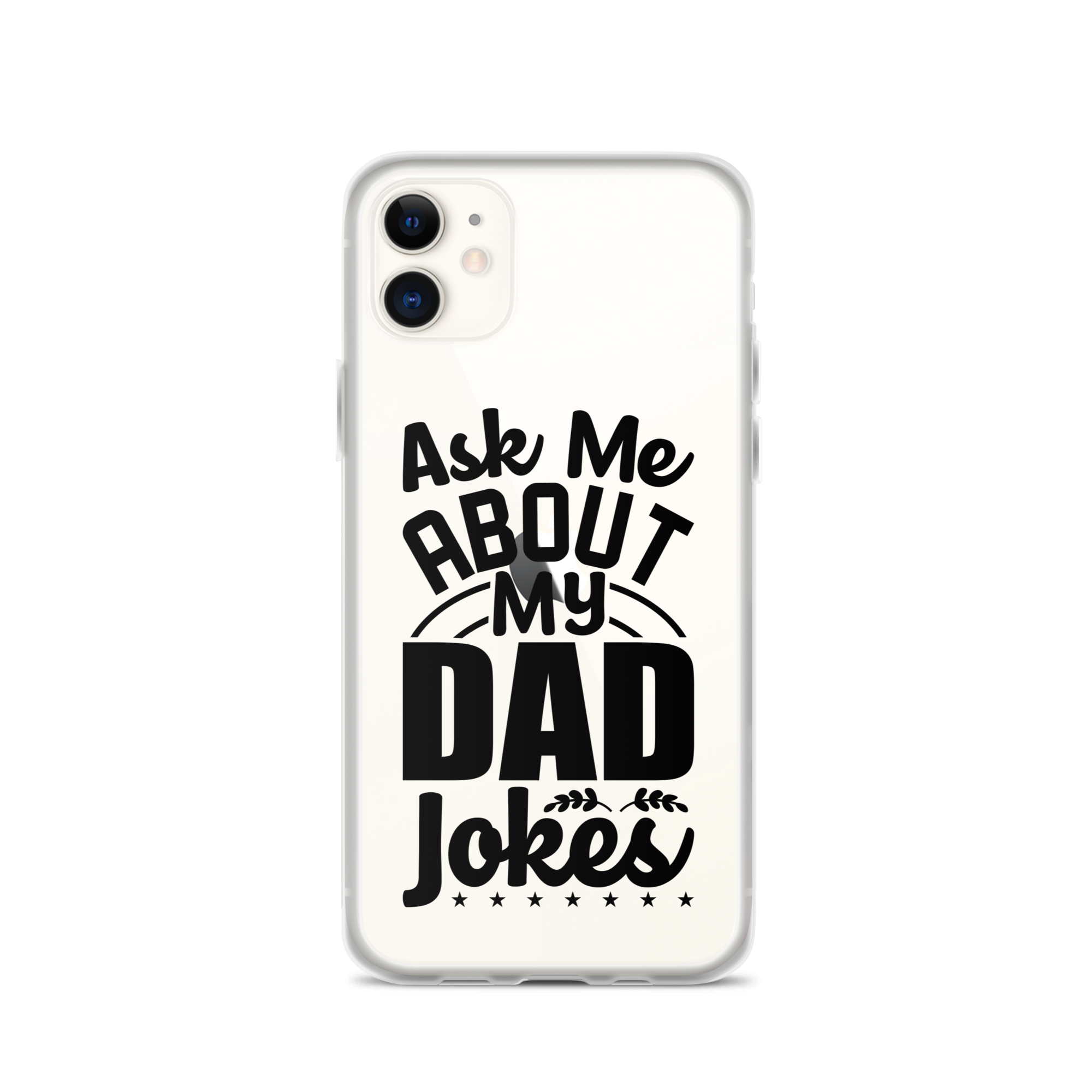 Ask Me About My Dad Jokes Clear Case for iPhone®