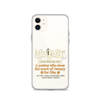 Mother: A Person Who Does The Work Of Twenty For Free Clear Case for iPhone®