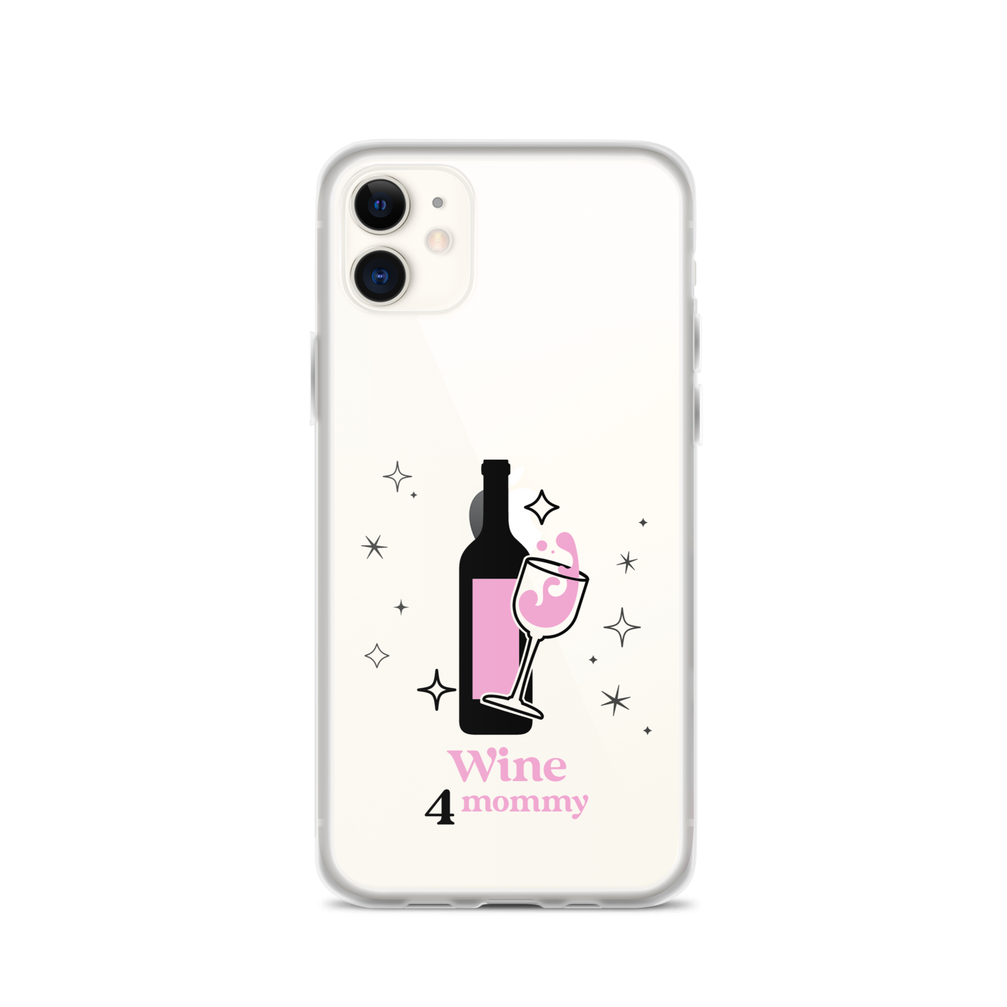 Wine For Mommy Clear Case for iPhone®