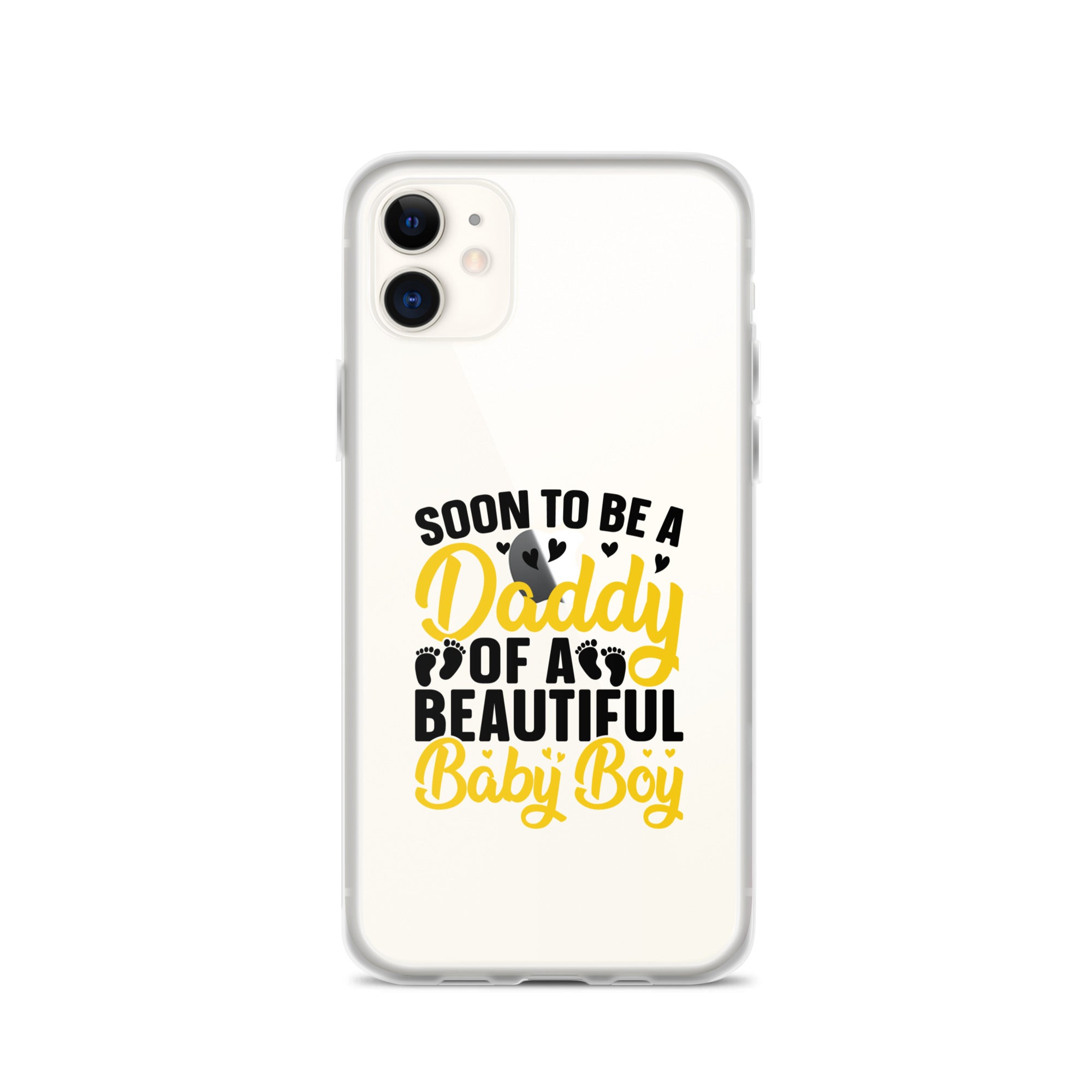 Soon To Be A Daddy For Boy Clear Case for iPhone®