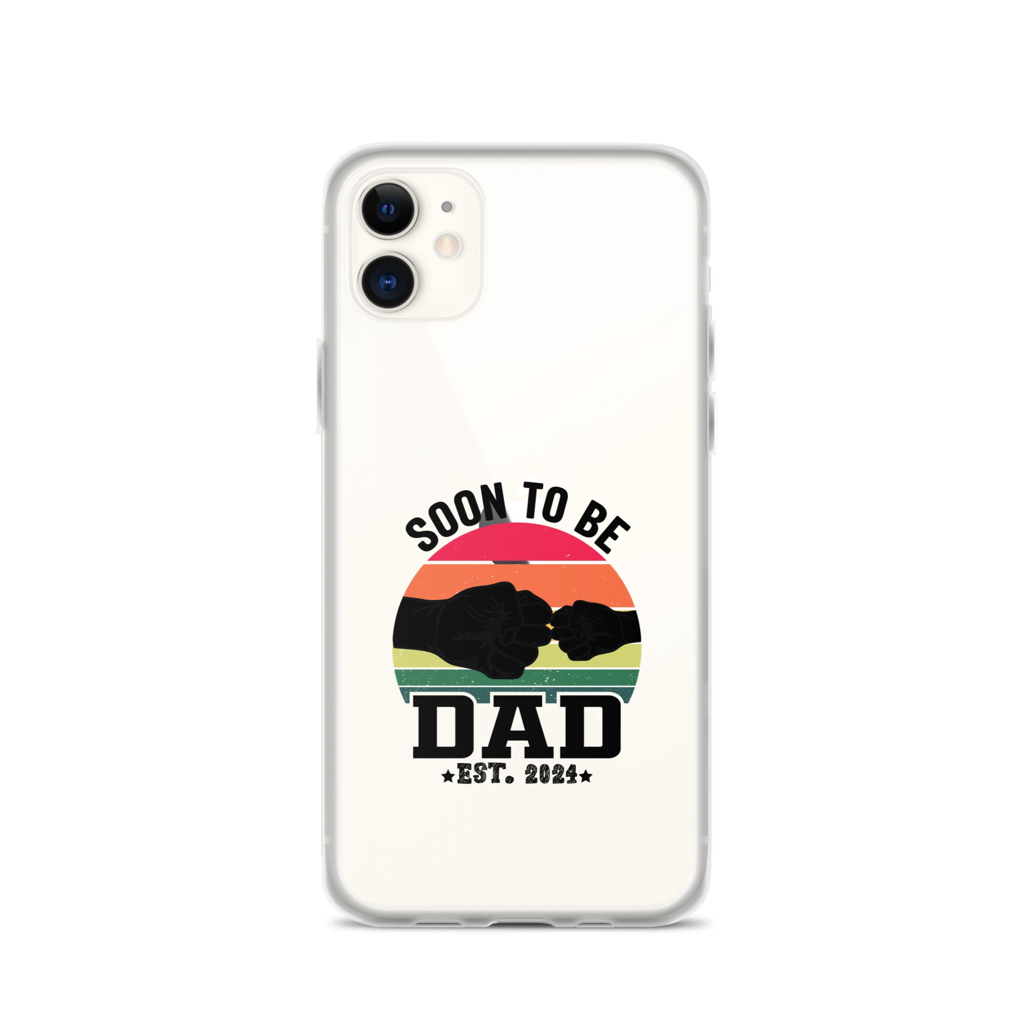 Soon To Be Dad Est. 2024 Clear Case for iPhone®