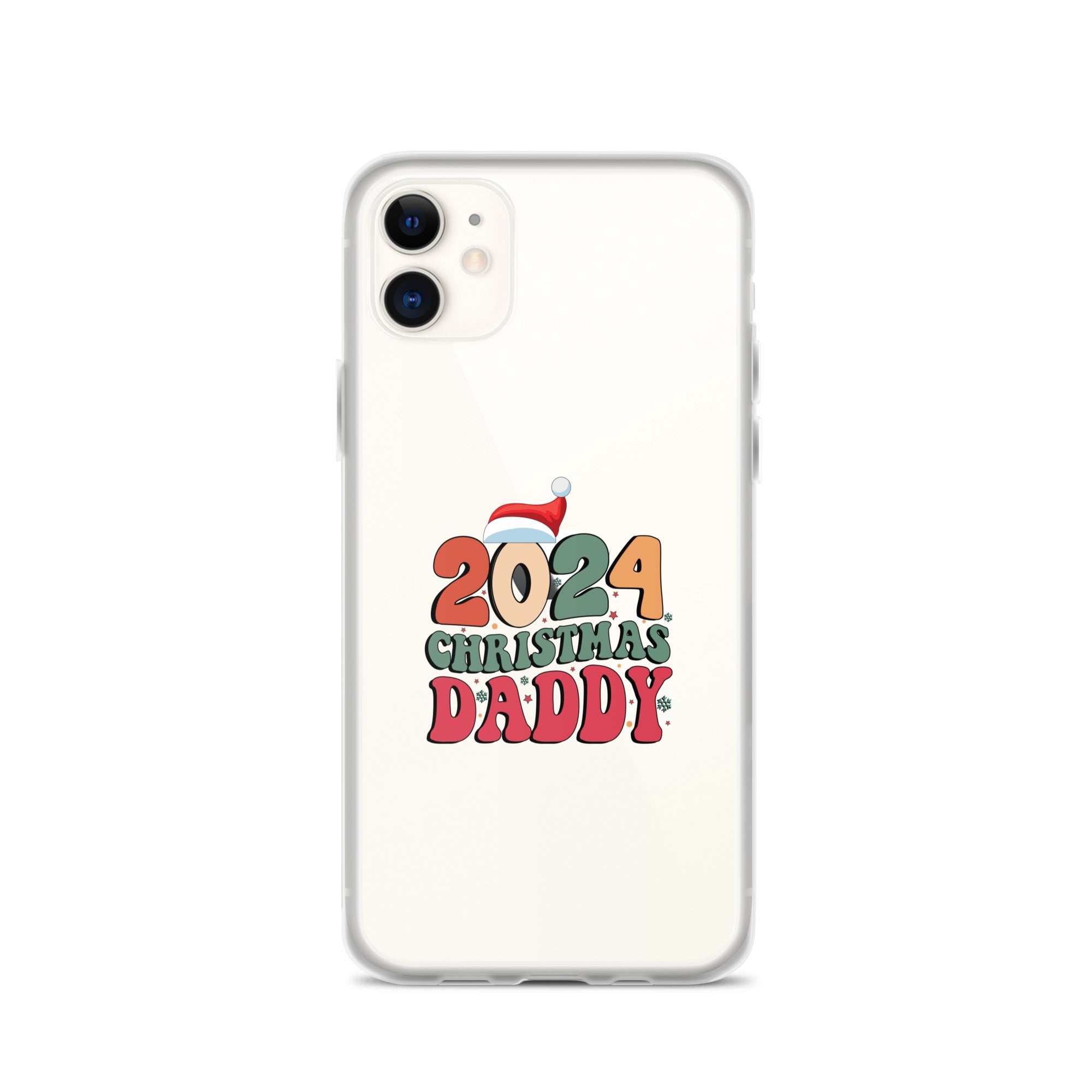 2024 Christmas Daddy Clear Case for iPhone®