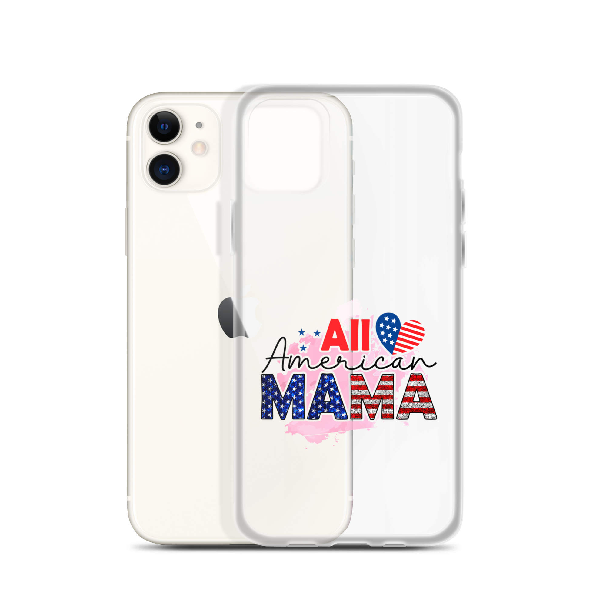 All American Mama Clear Case for iPhone®