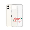 All Mama Wants Is A Silent Night Clear Case for iPhone®