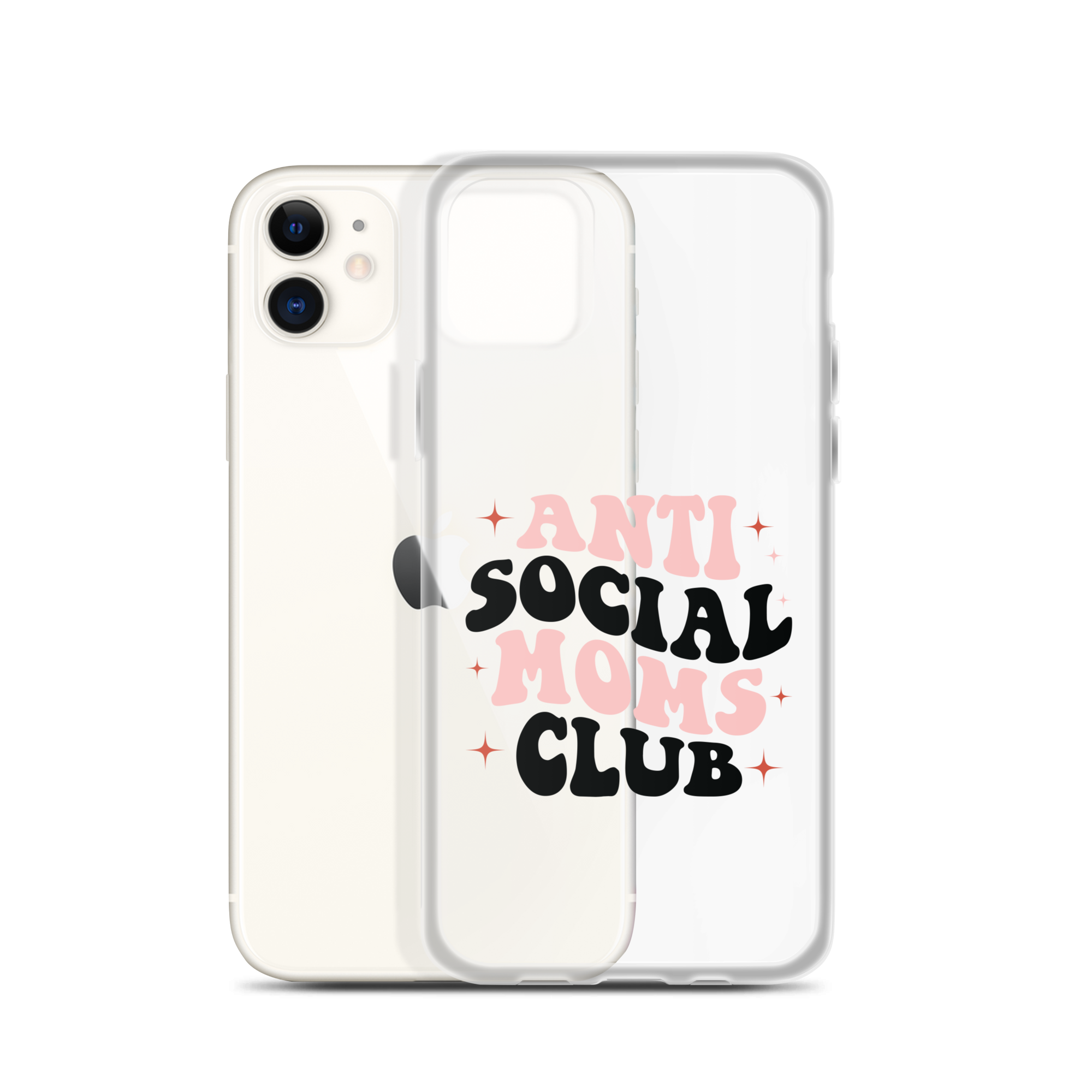 Anti Social Moms Club Clear Case for iPhone®