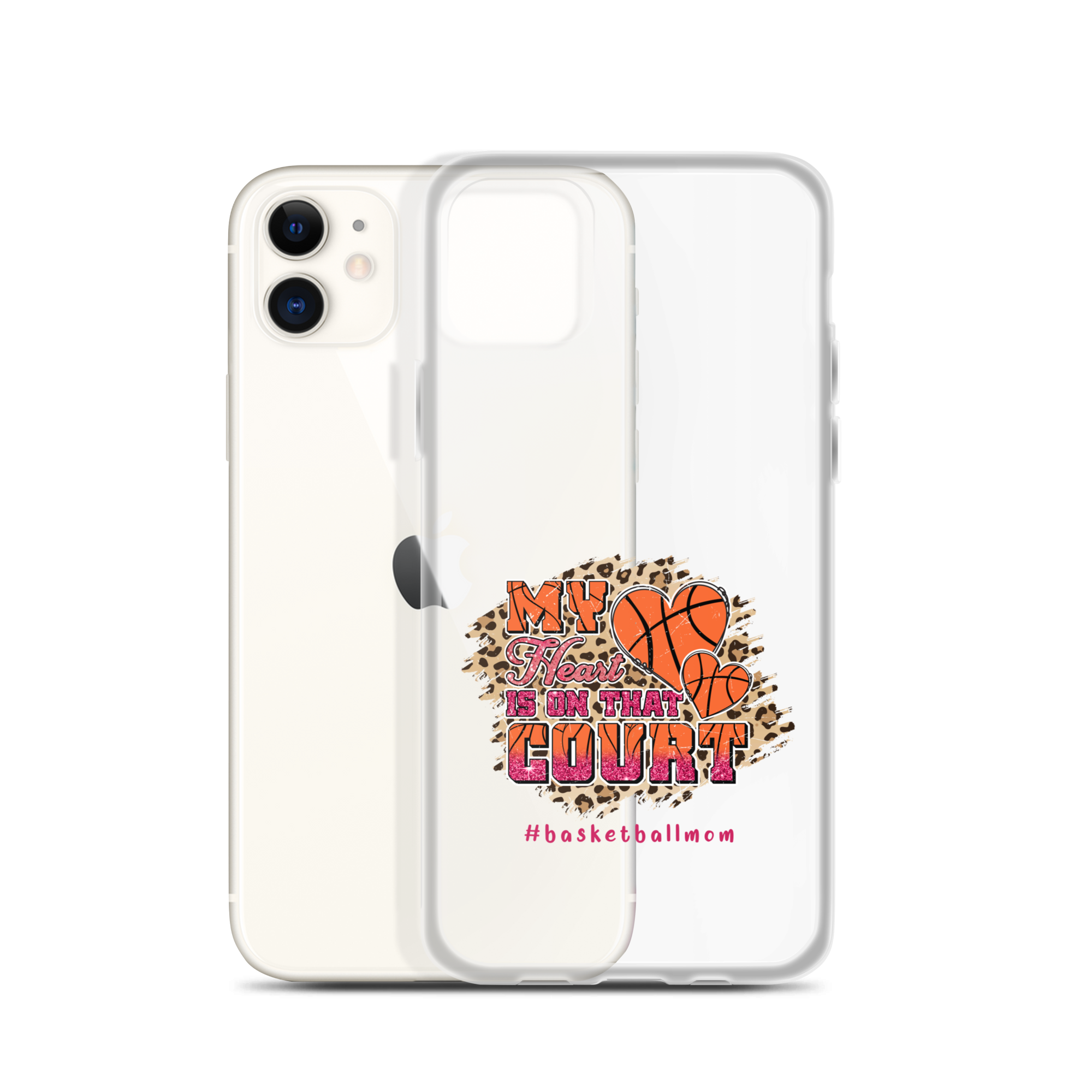 My Heart Is On That Court Clear Case for iPhone®