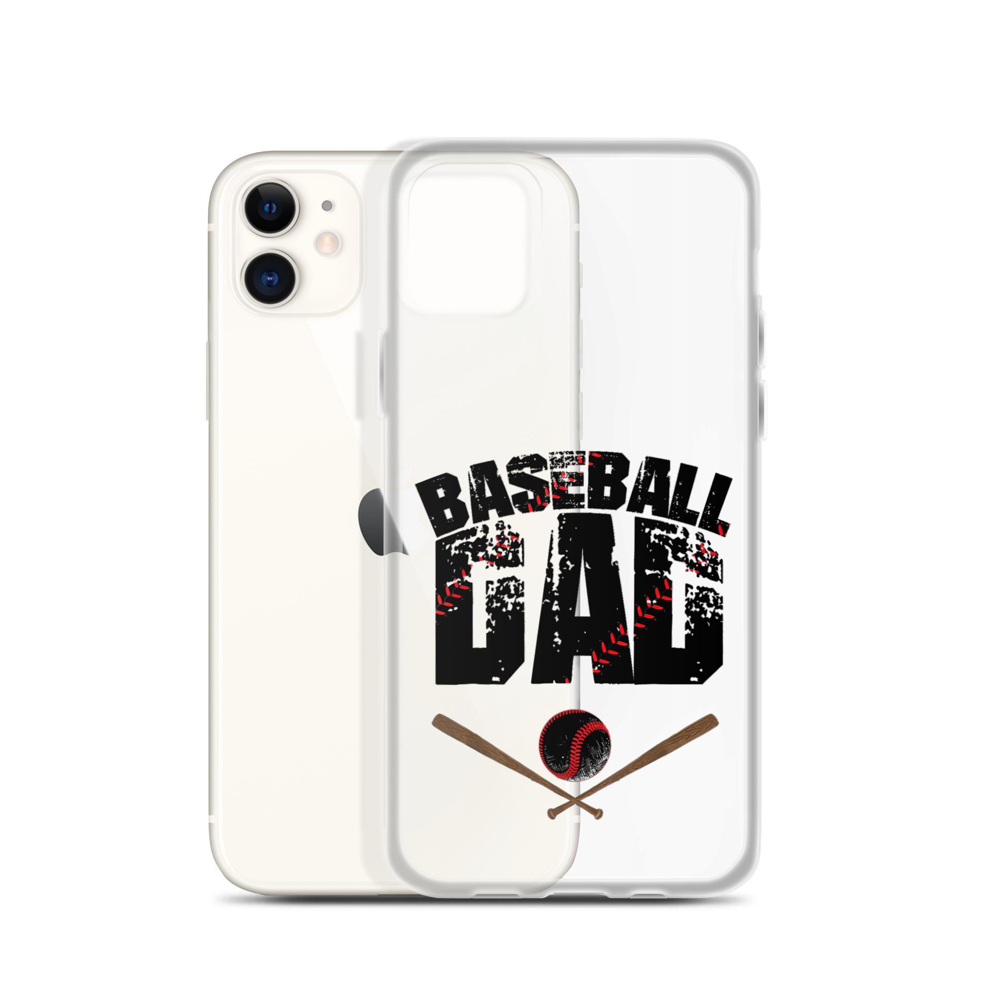 Baseball Dad Clear Case for iPhone®