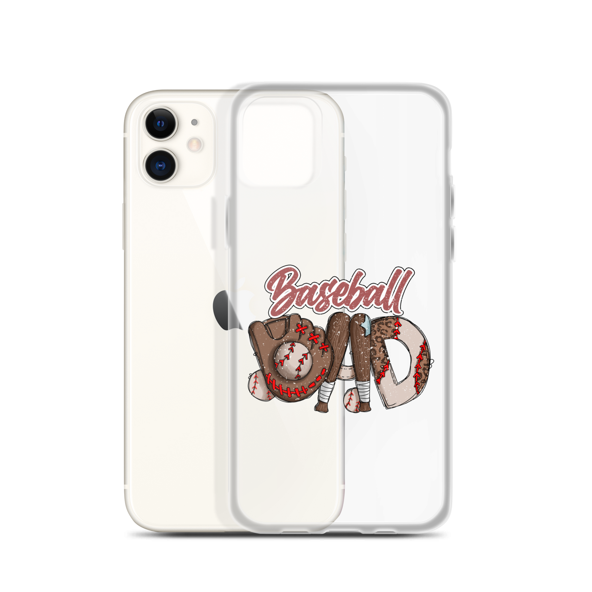 Baseball Dad Clear Case for iPhone®