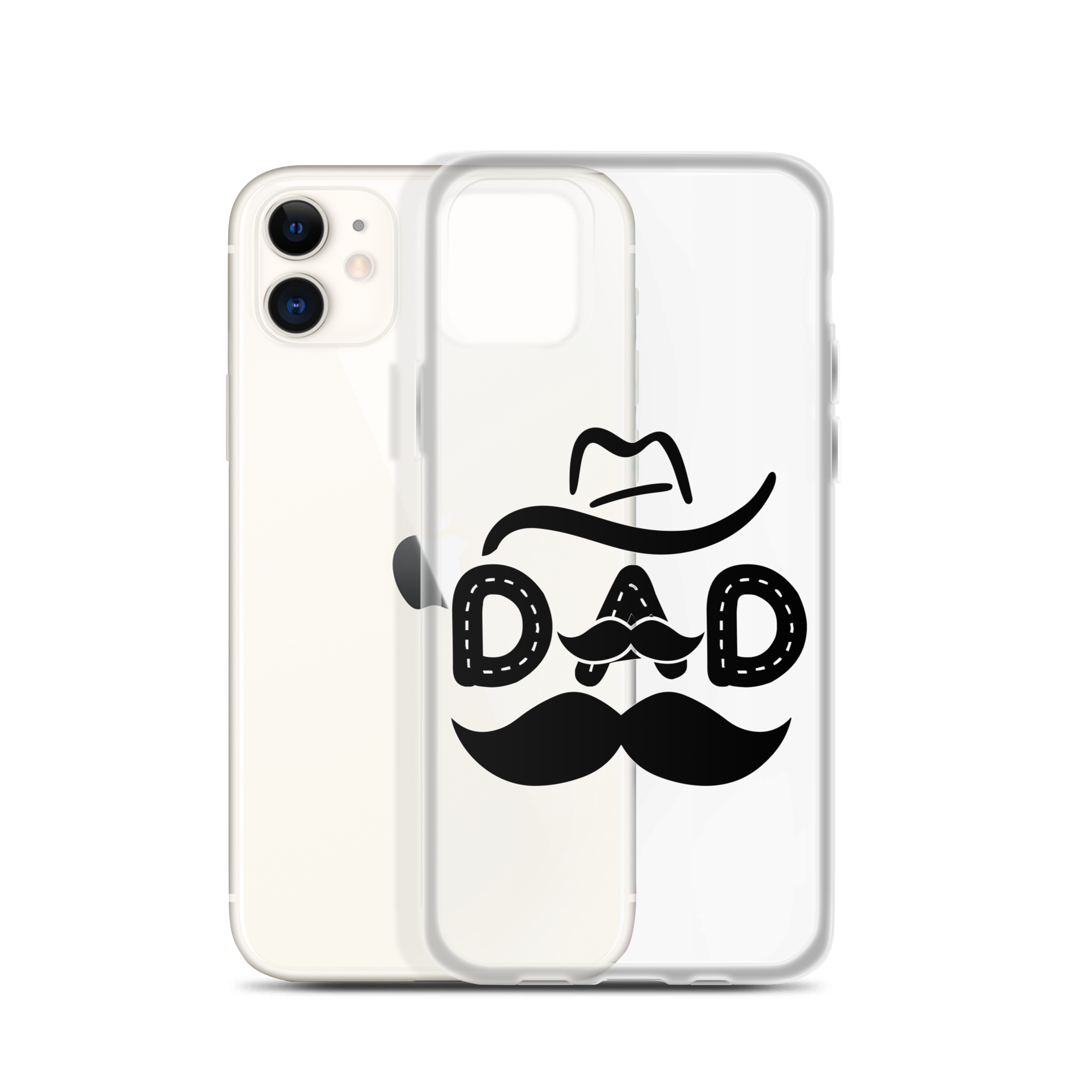 Dad Cowboy Clear Case for iPhone®