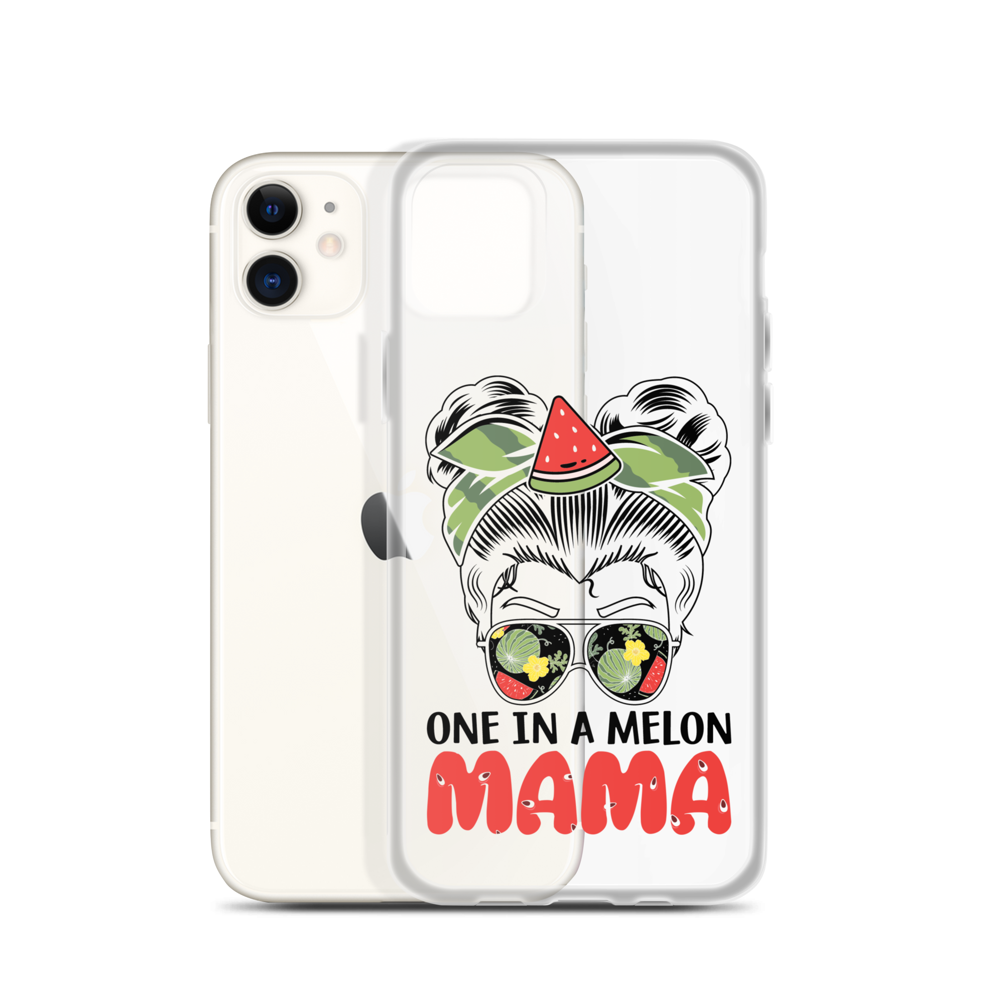 One In A Melon Mama Clear Case for iPhone®