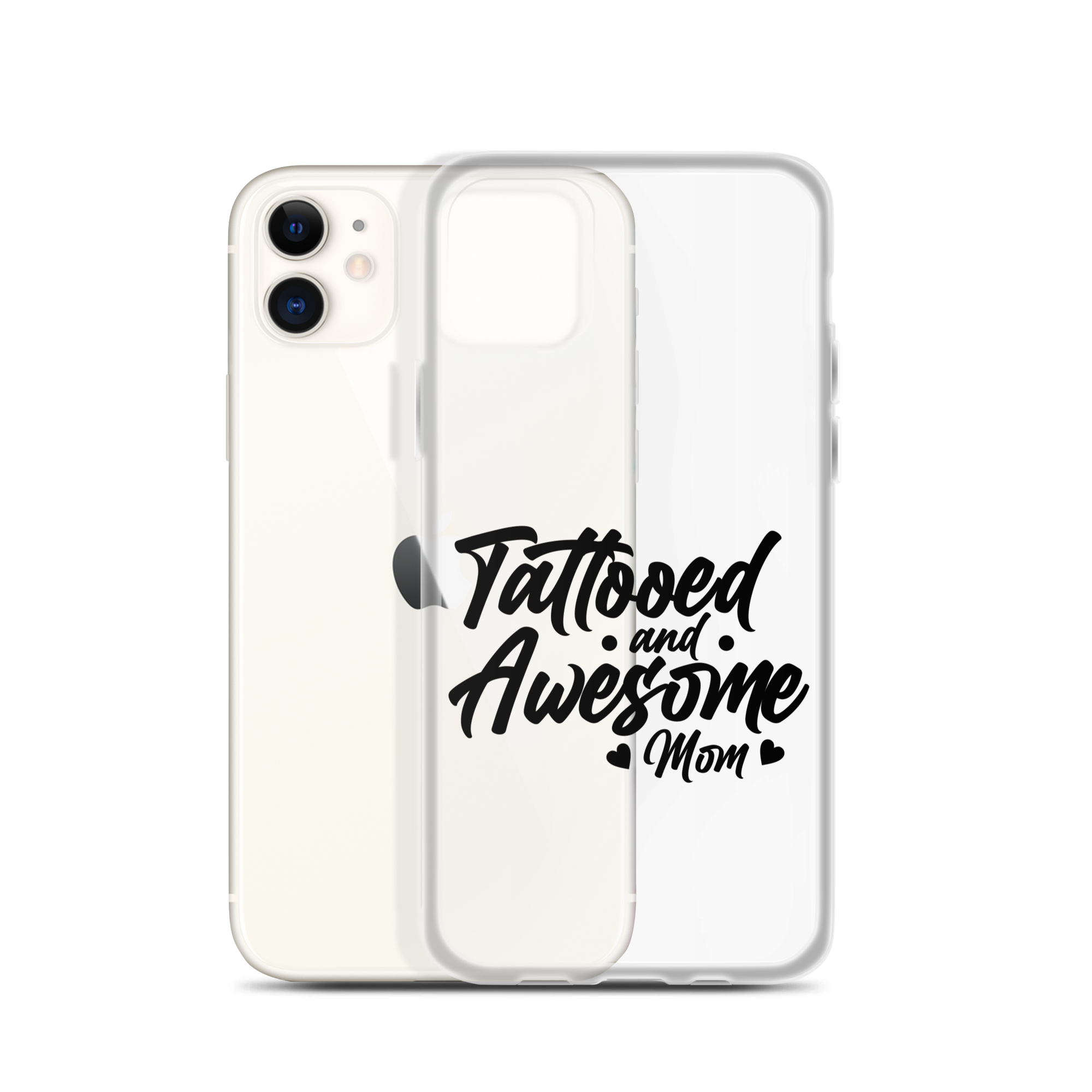 Tattooed And Awesome Mom Clear Case for iPhone®