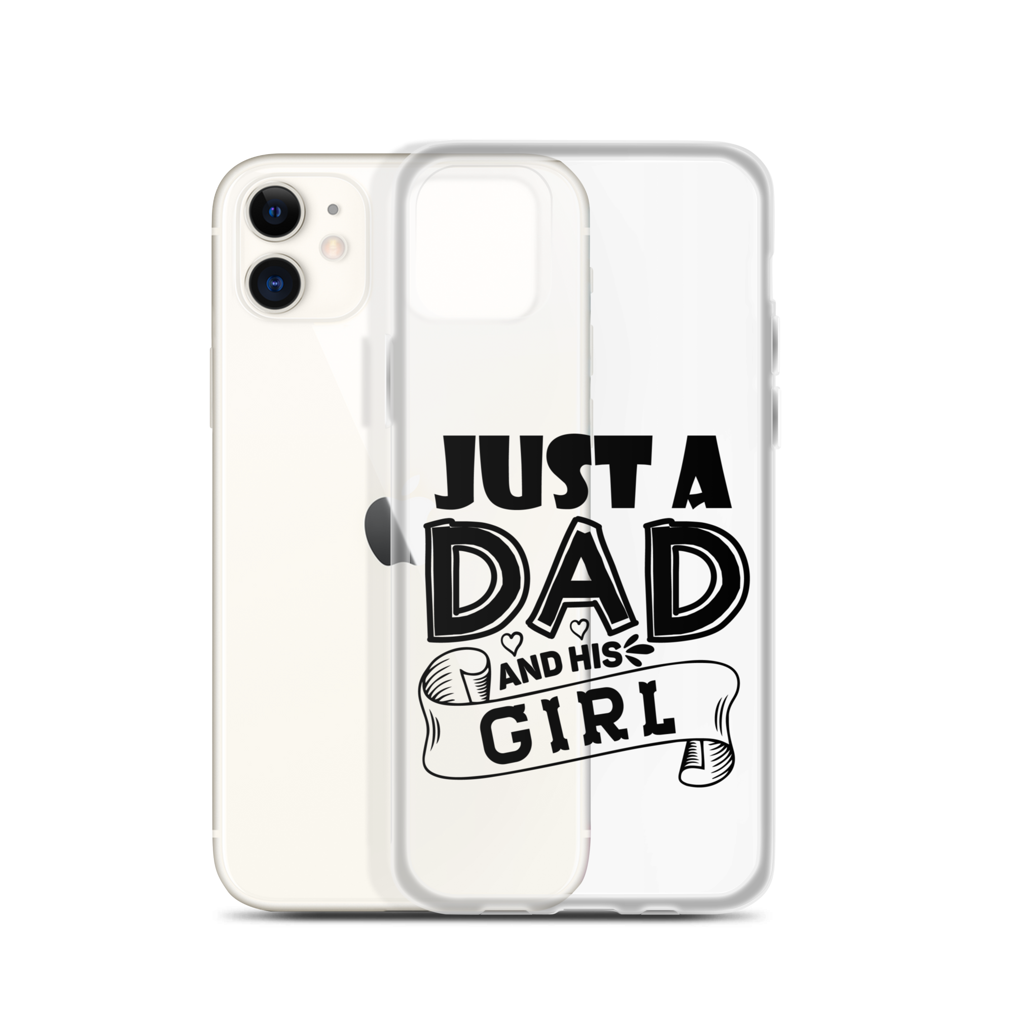 Just A Dad And His Girl Clear Case for iPhone®