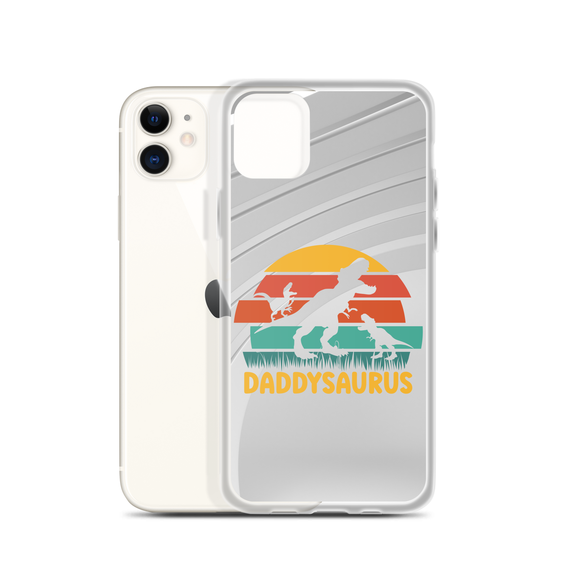 Daddysaurus Clear Case for iPhone®