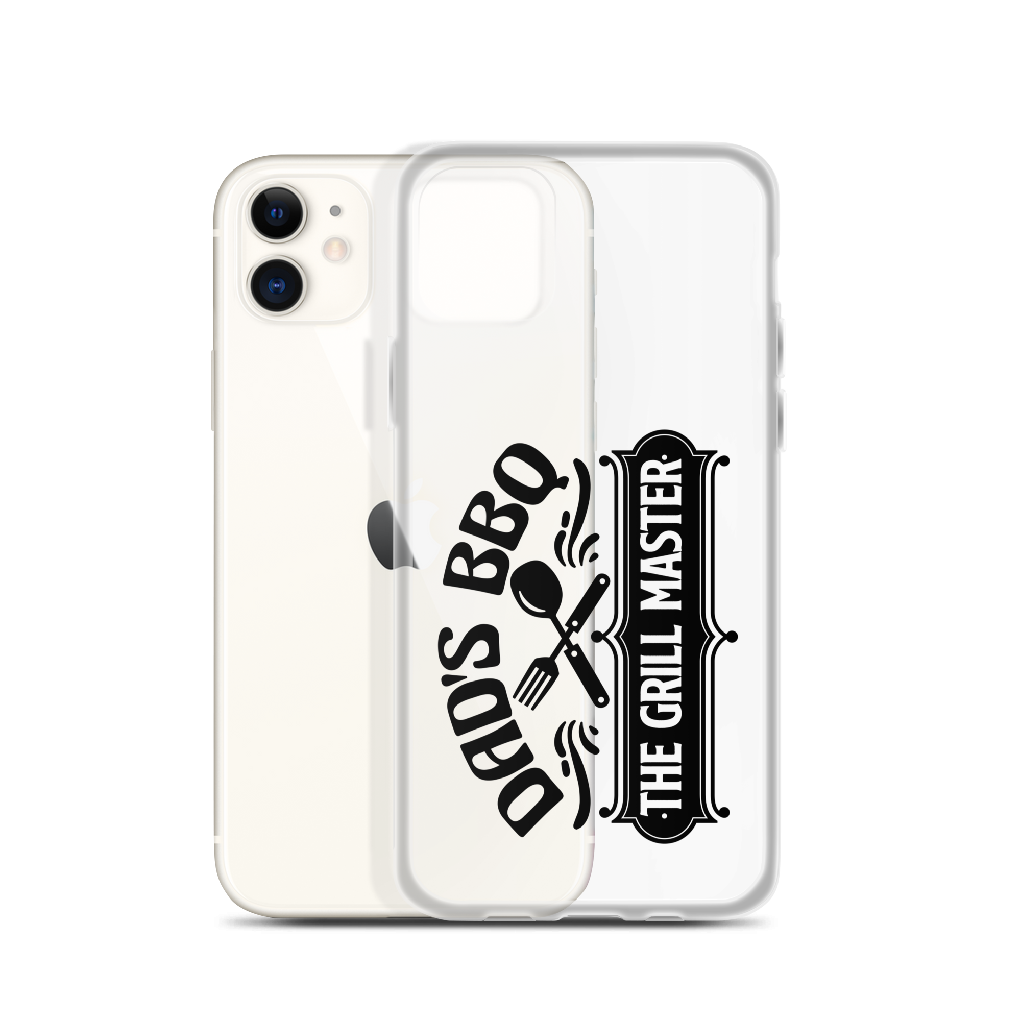 Dad's BBQ The Grill Master Clear Case for iPhone®