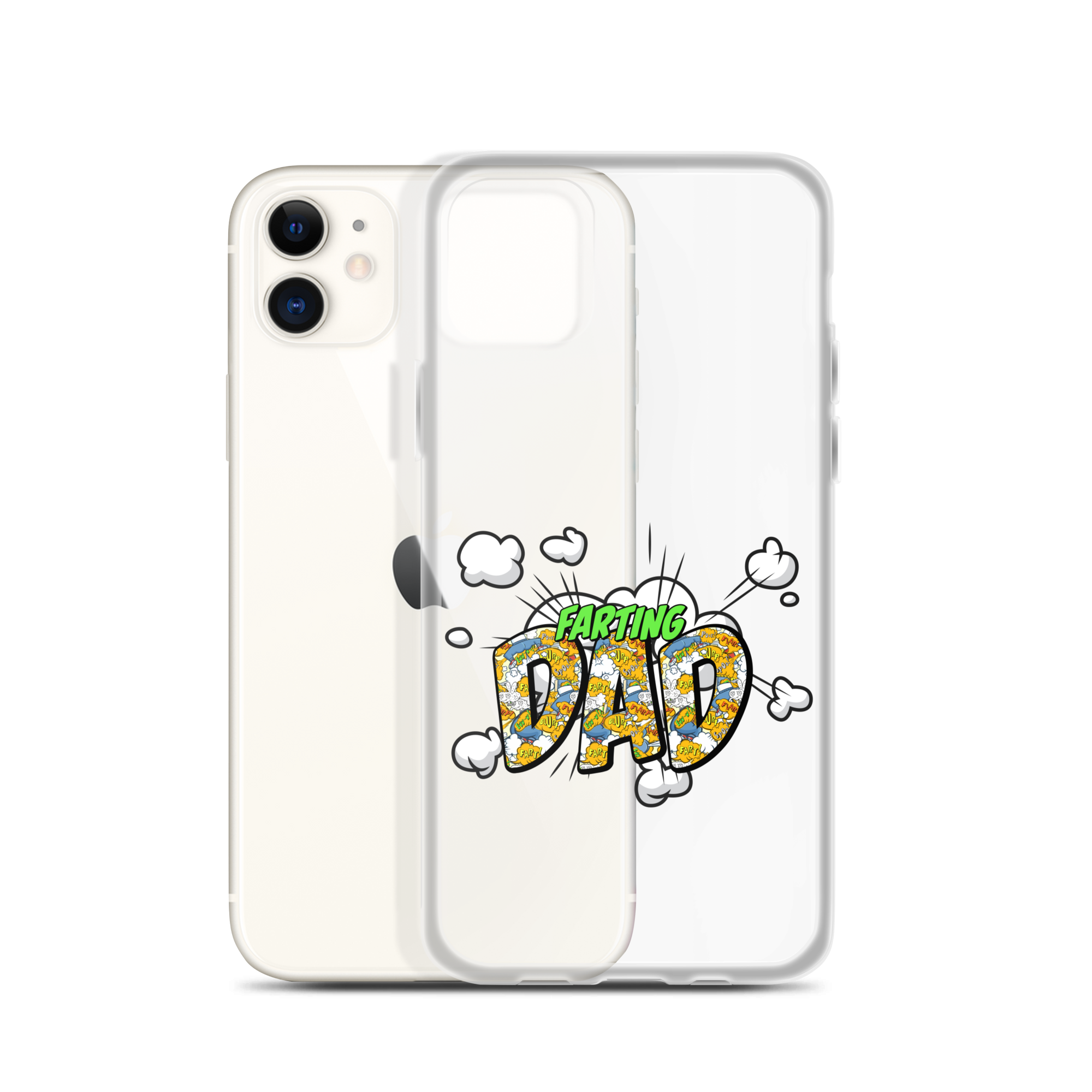 Farting Dad Clear Case for iPhone®