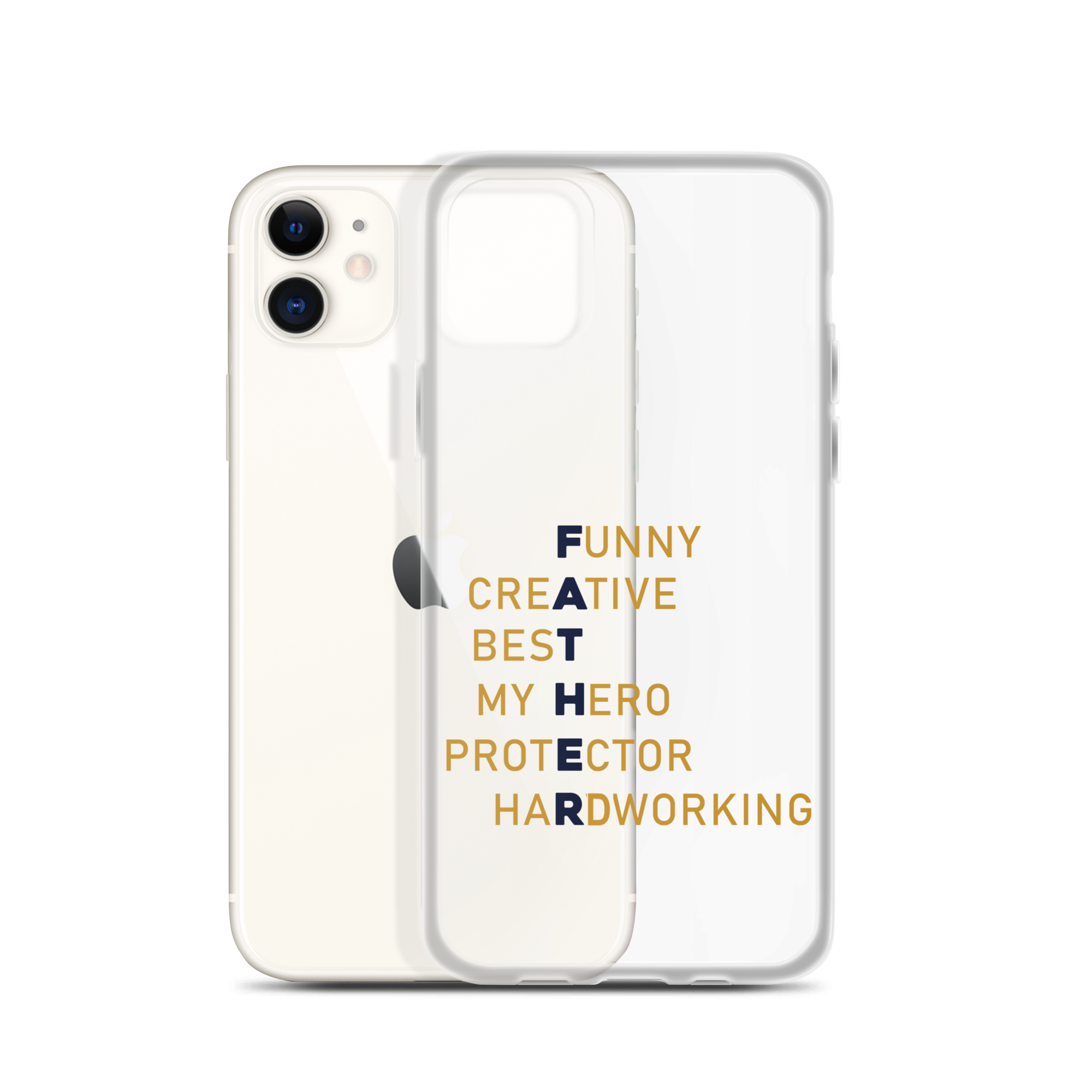 Funny Creative Best My Hero Protector HardWorking Clear Case for iPhone®