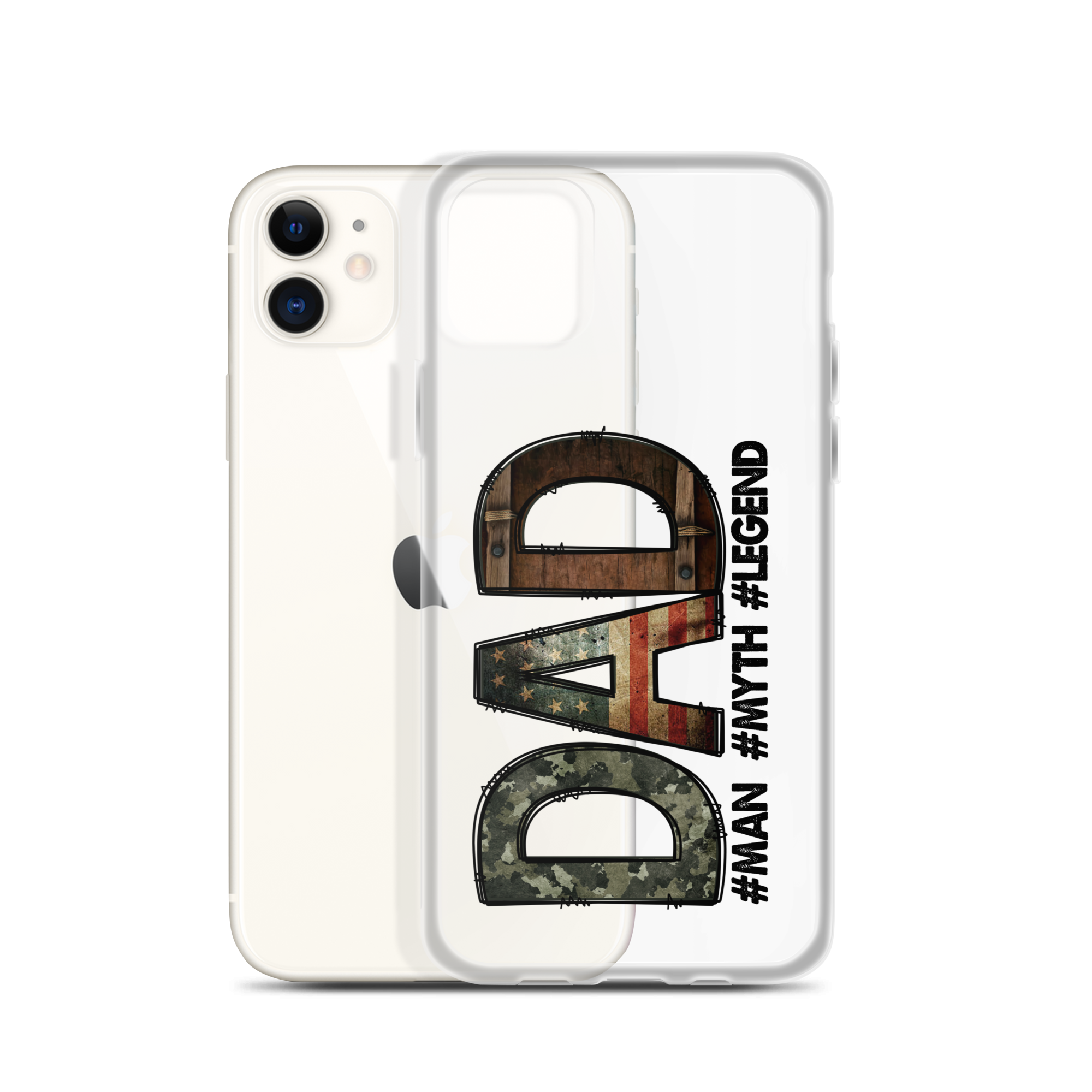 Dad #Man #Myth #Legend Clear Case for iPhone®