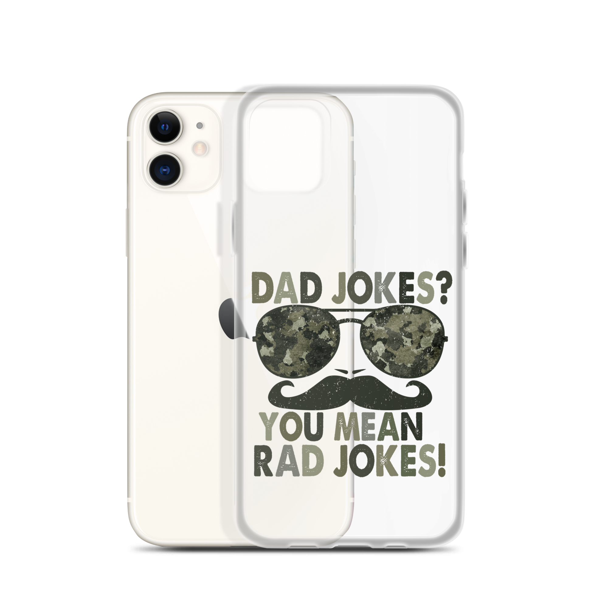 Dad Jokes? You Mean Rad Jokes Clear Case for iPhone®