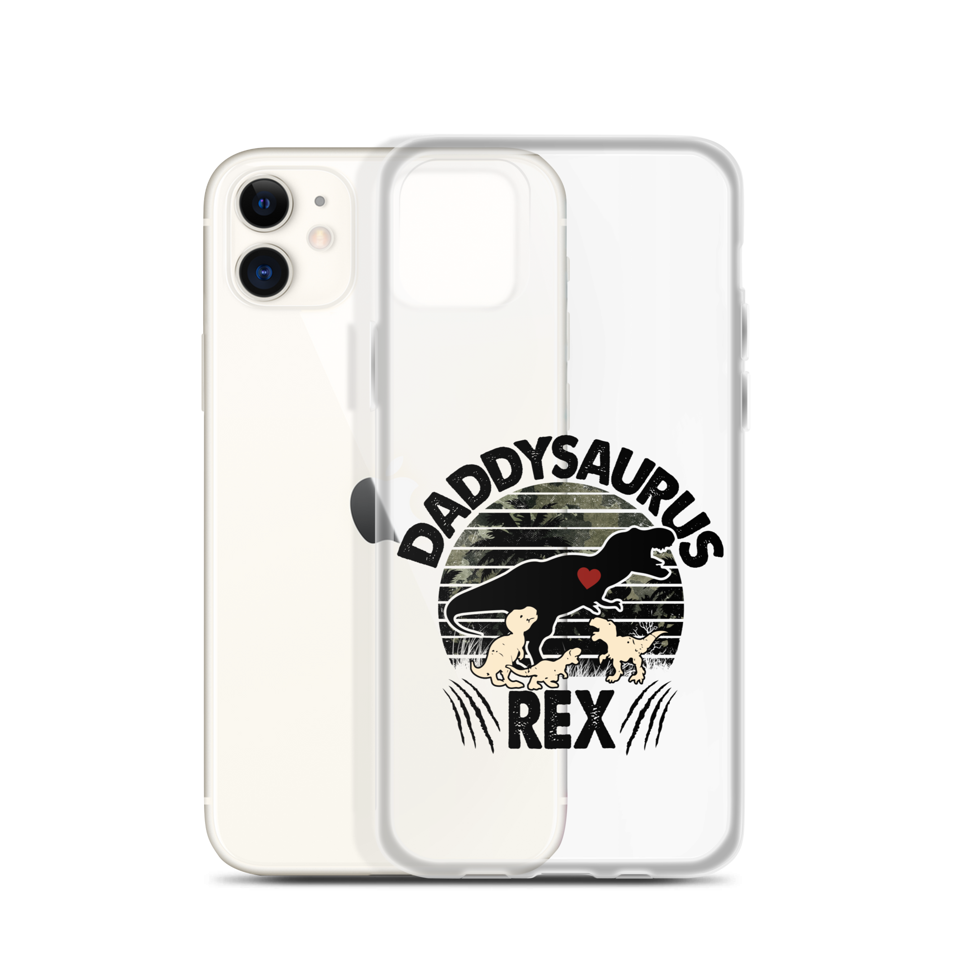 Daddysaurus Rex Clear Case for iPhone®