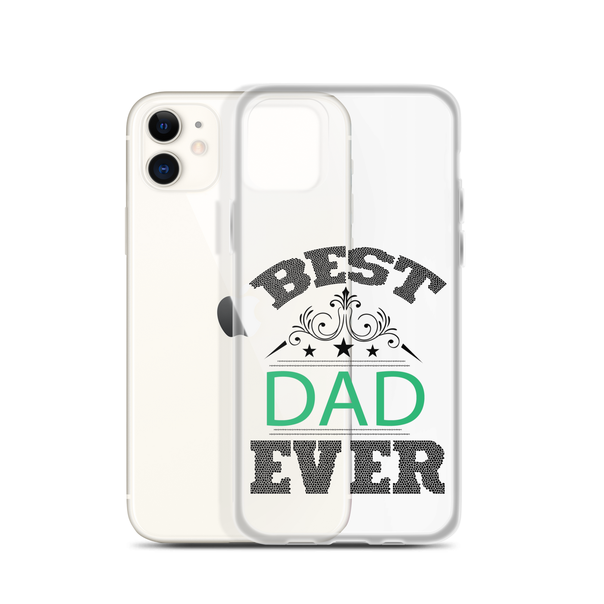 Best Dad Ever Clear Case for iPhone®