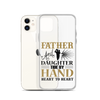 Father And Daughter Tide By Hand Heart To Heart Clear Case for iPhone®