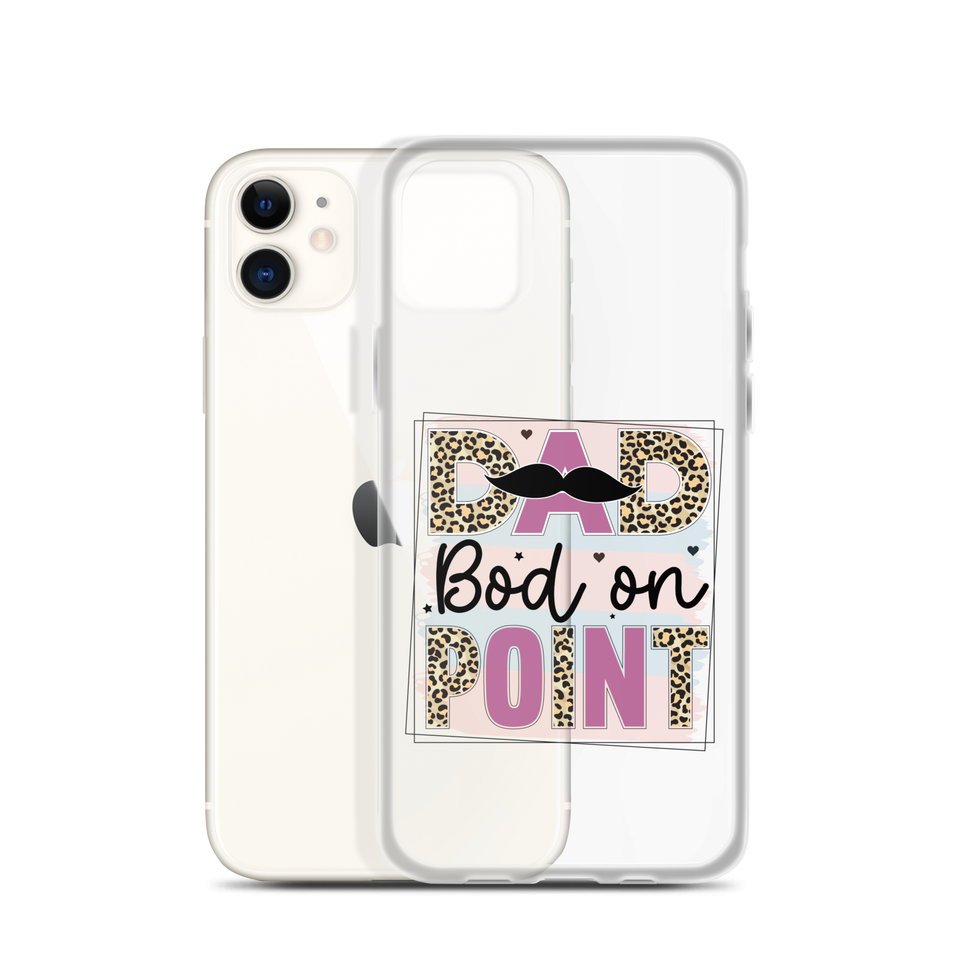 Dad Bod On Point Clear Case for iPhone®