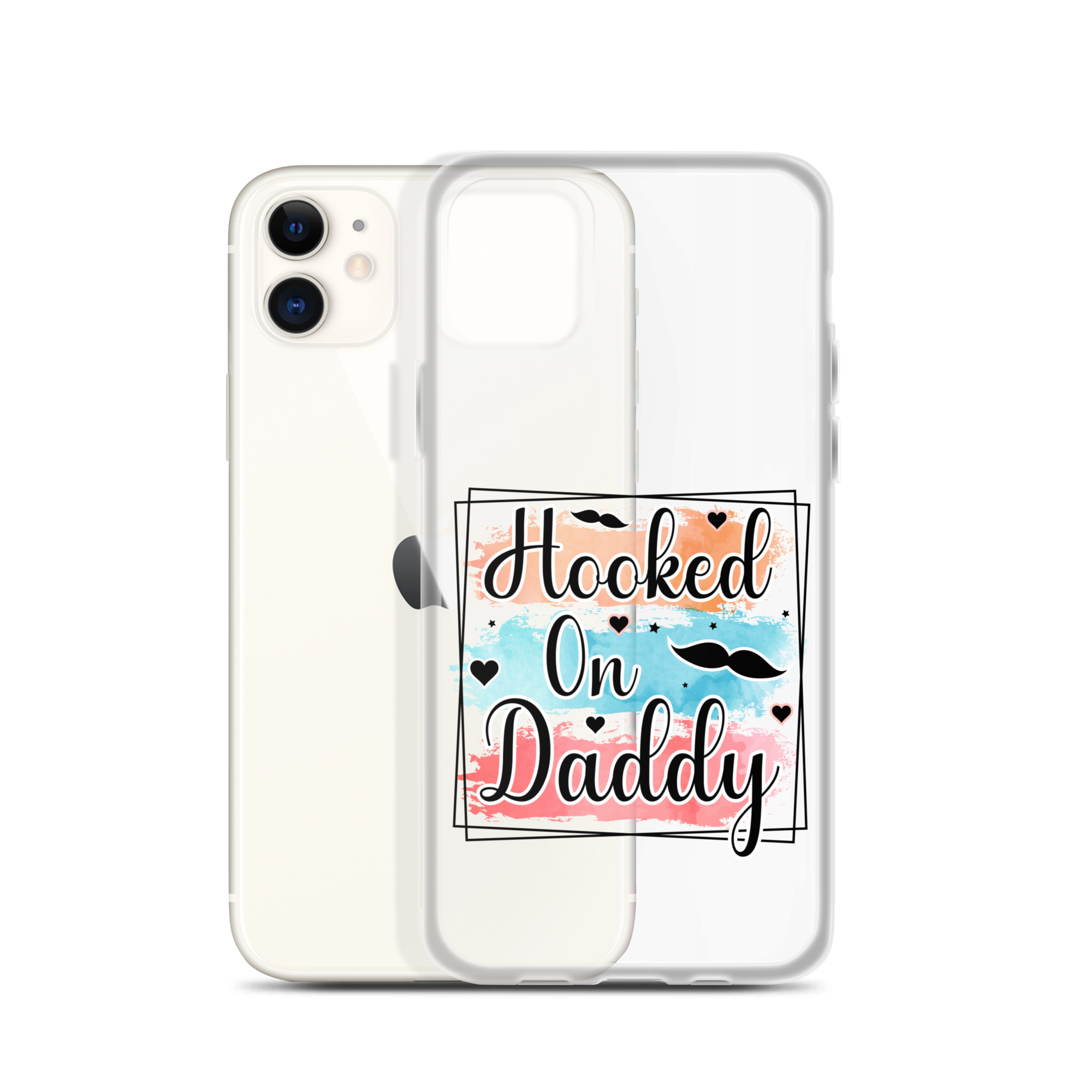 Hooked On Daddy Clear Case for iPhone®