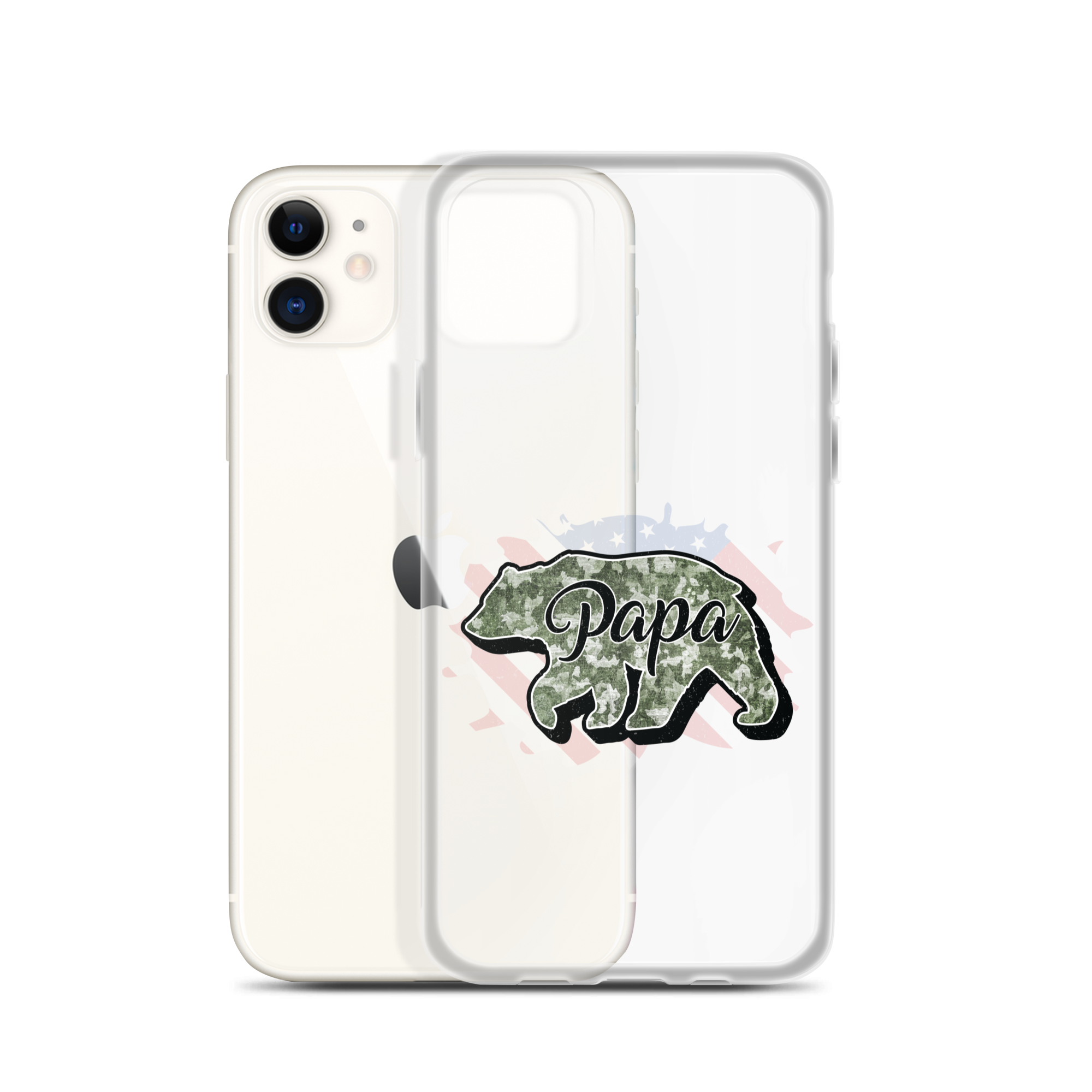 Bear Papa Clear Case for iPhone®