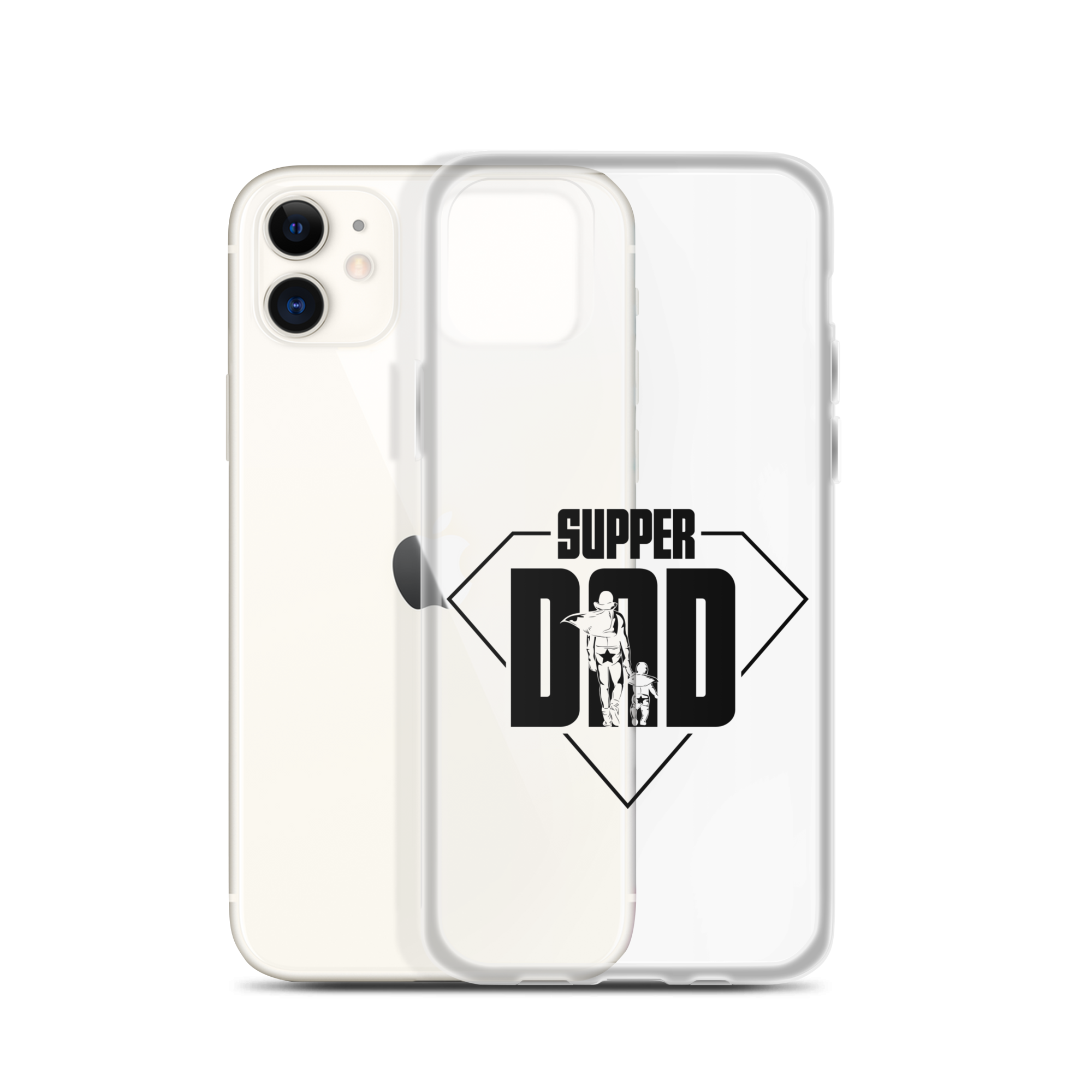 Super Dad Clear Case for iPhone®