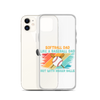 Softball Dad Like A Baseball Dad But With Bigger Balls Clear Case for iPhone®