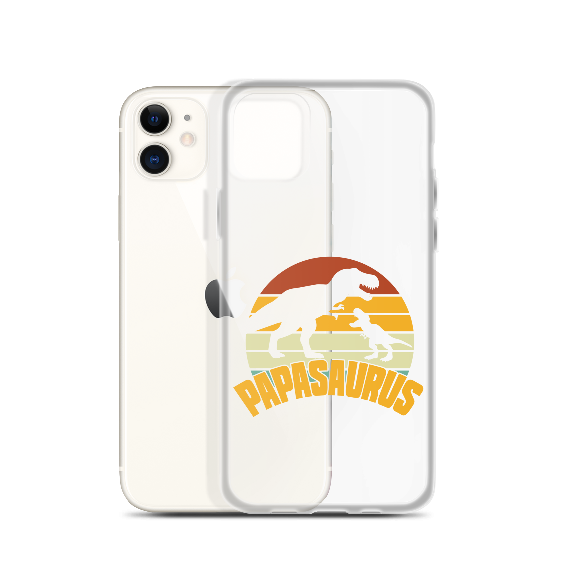 Papasaurus Clear Case for iPhone®