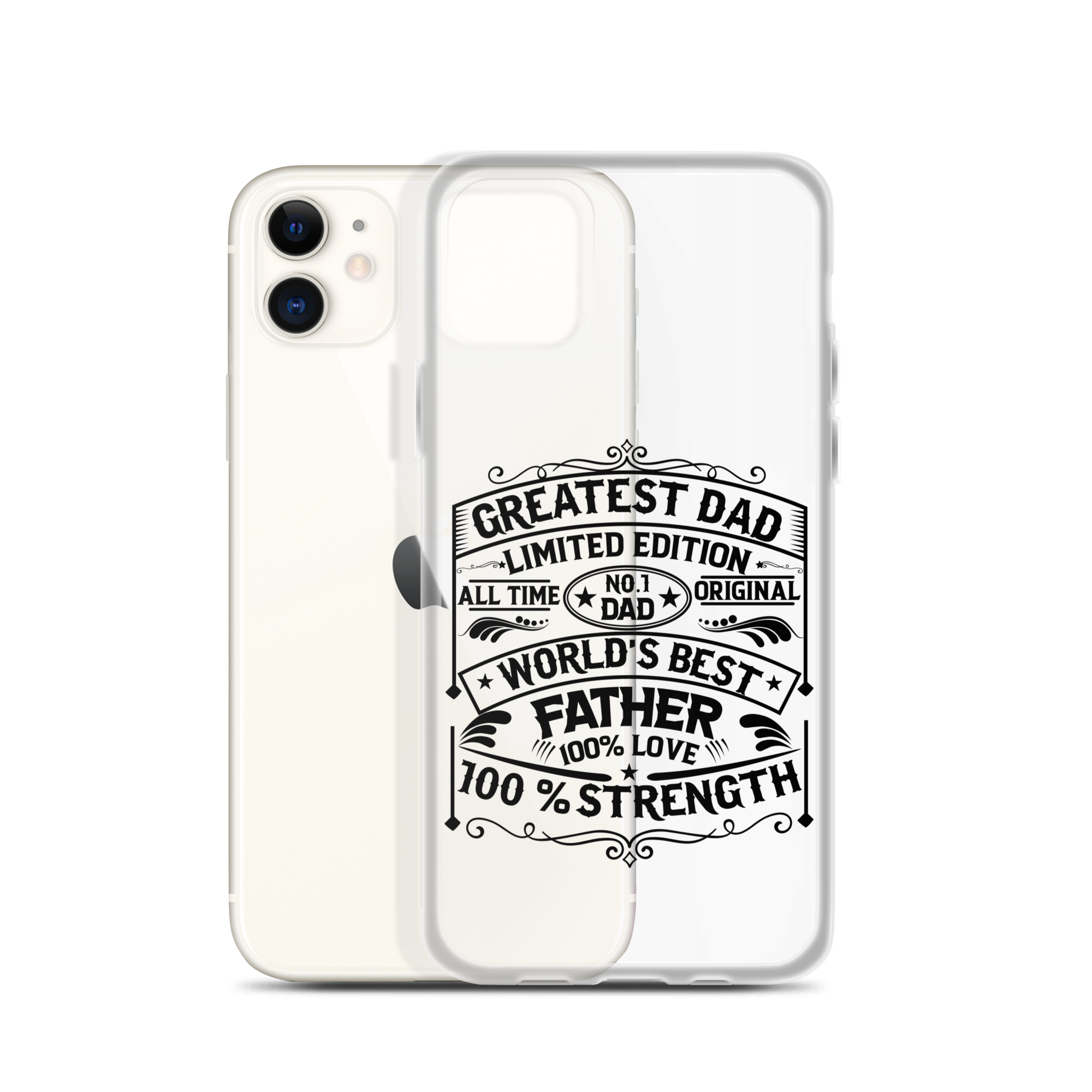 Greatest Dad Limited Edition All Time Clear Case for iPhone®