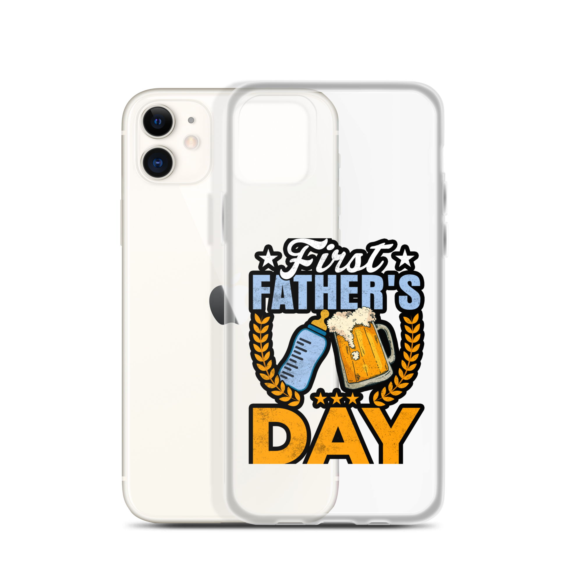 First Father's Day Clear Case for iPhone®