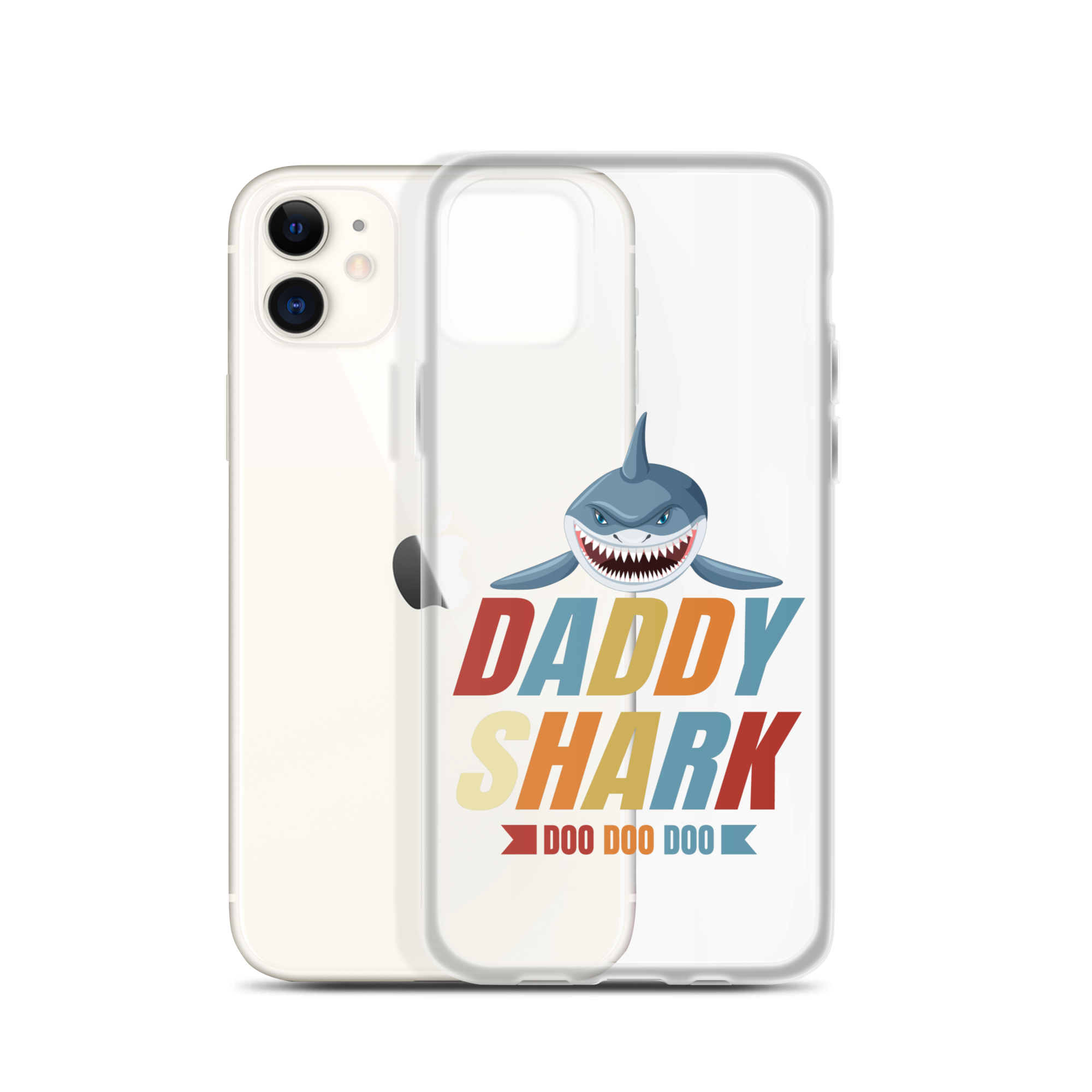 Daddy Shark Doo Doo Doo Clear Case for iPhone®